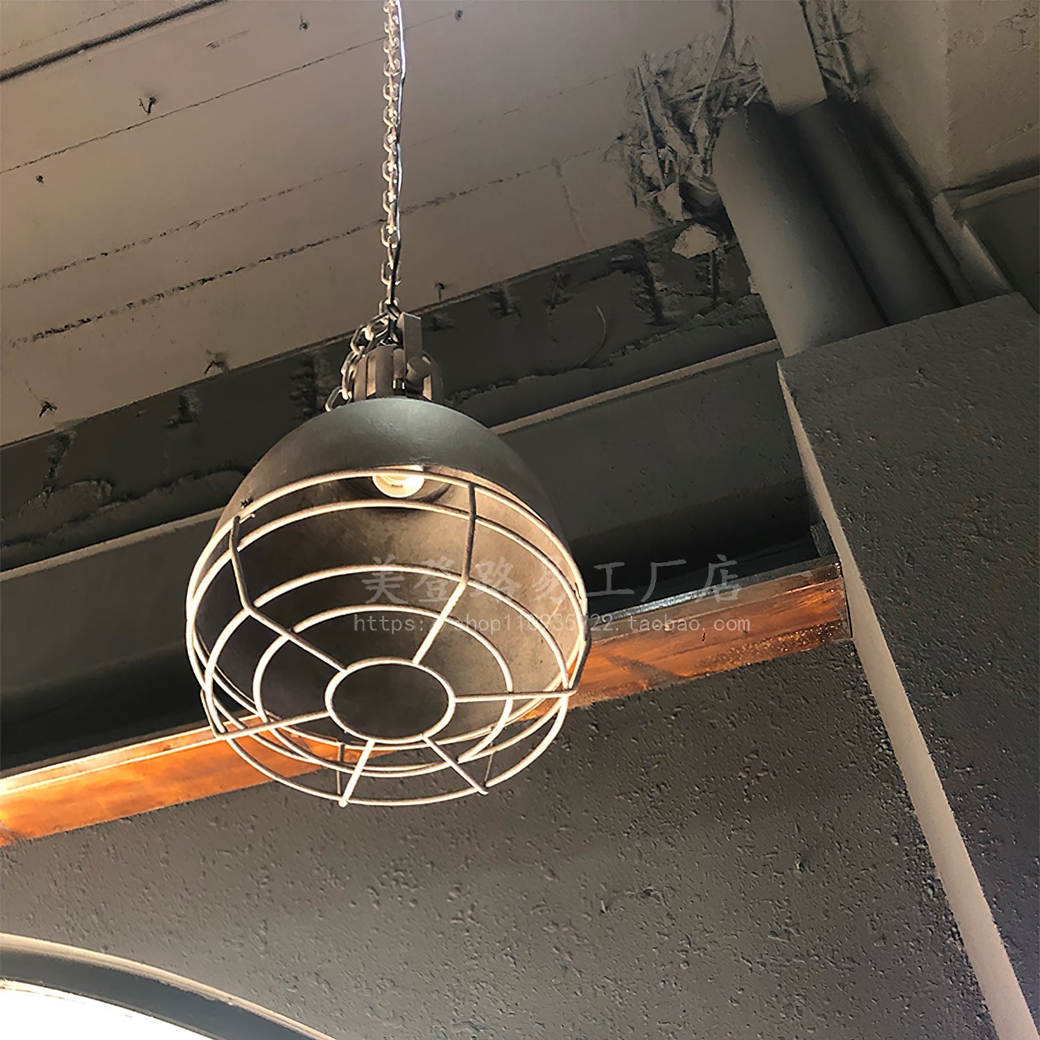 Evvynen Vintage Industrial Pendant Light-Letslighting