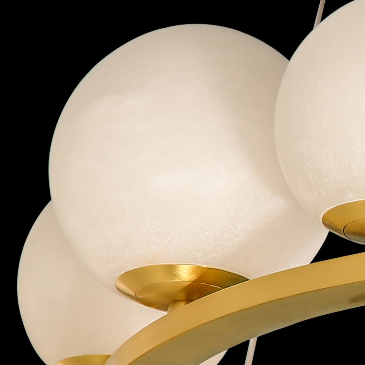 Ulmaran Premium Nordi Art Alabaster Chandelier - Letslighting