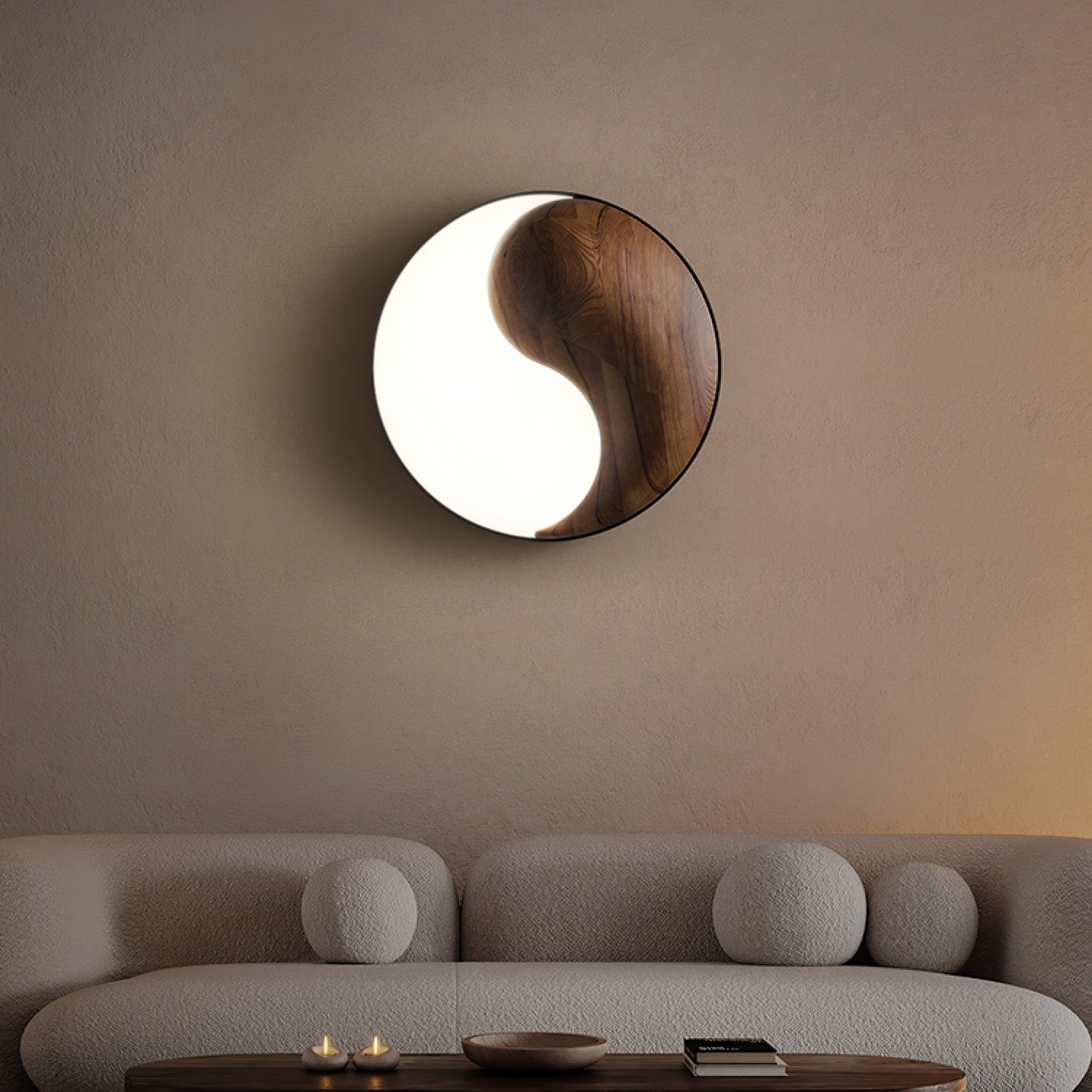 Ivelor Moderne Minimalistische Deckenleuchte aus Holz-Letslighting