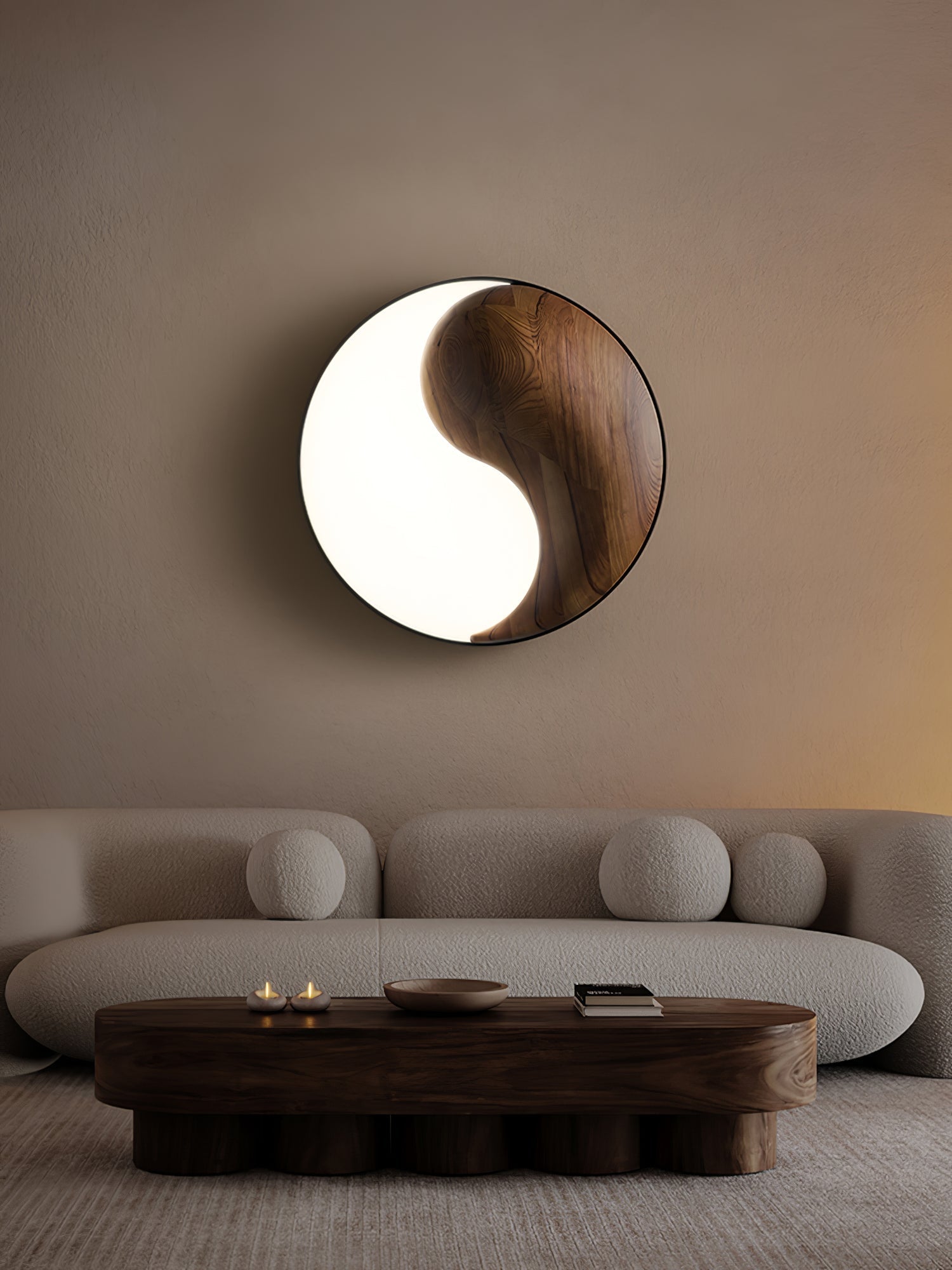 Ivelor Moderne Minimalistische Deckenleuchte aus Holz-Letslighting
