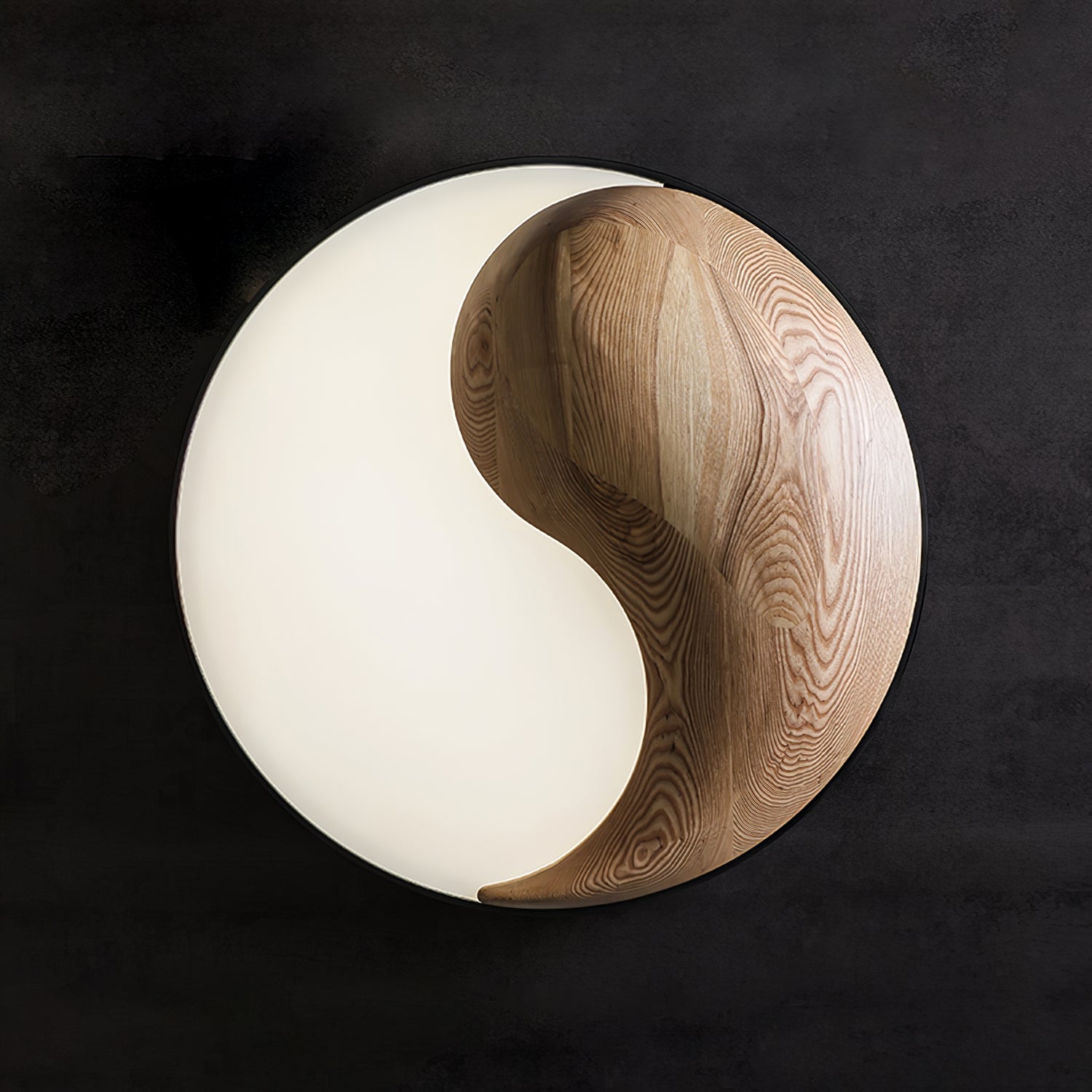 Ivelor Moderne Minimalistische Deckenleuchte aus Holz-Letslighting