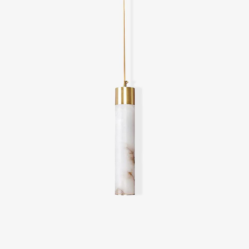 Ulzorila Cylinder Alabaster Pendant Light - Blowlighting