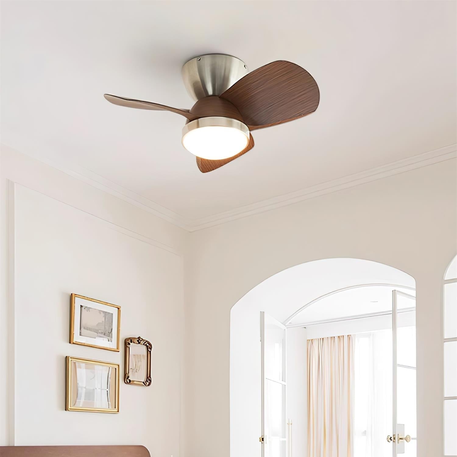 Ventra Deckenventilatorleuchte in Dunkelgrau