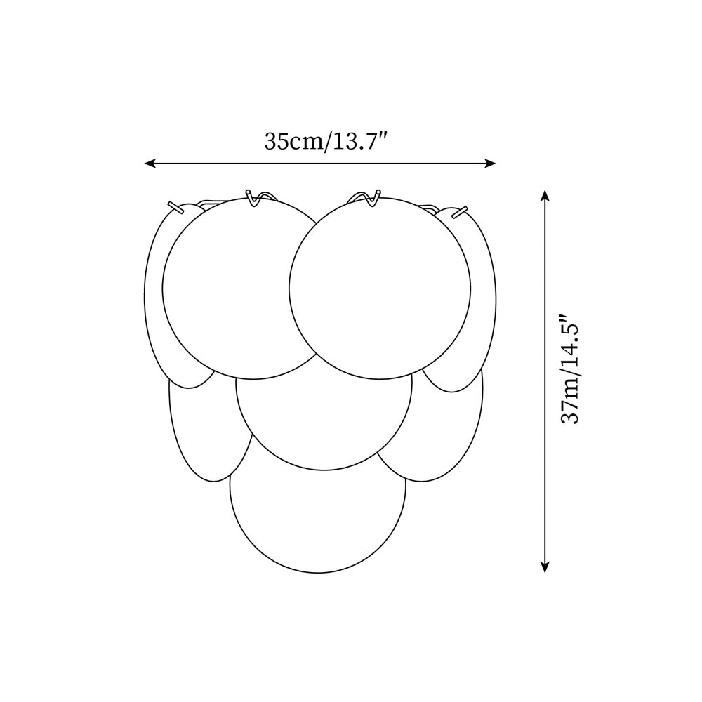 Opalara Pink Capiz Shell Wall Lamp - Letslighting