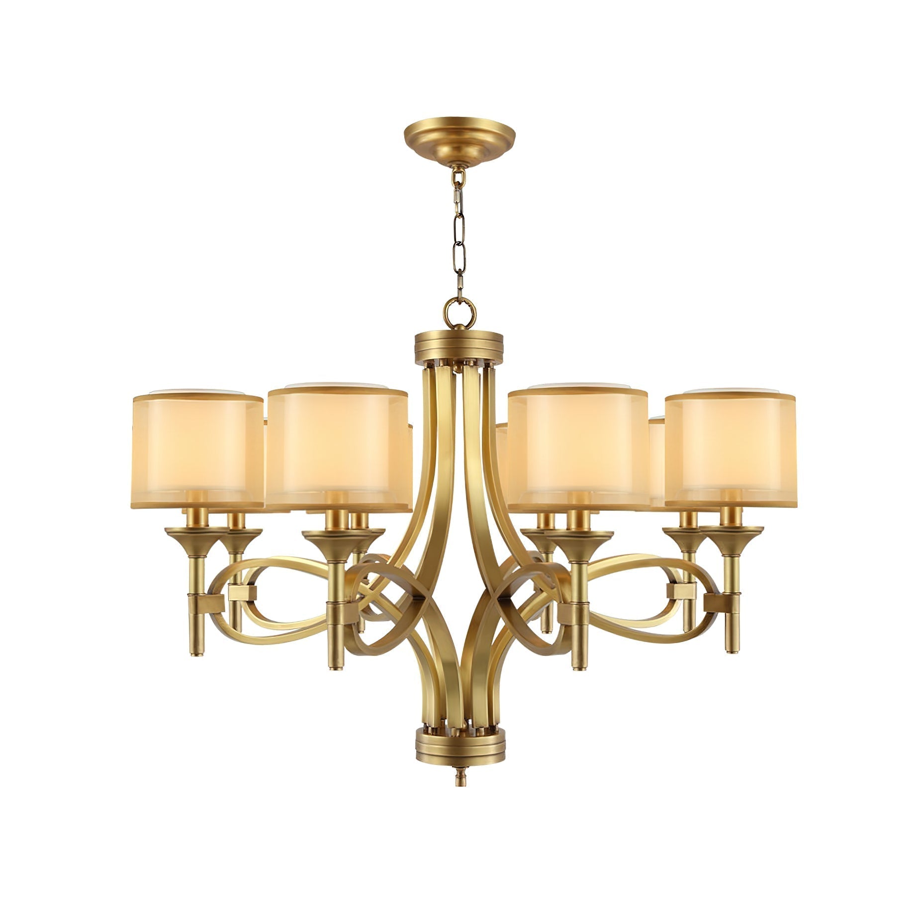 Tallie Postmoderner Luxus-Stoff-Kronleuchter-Letslighting
