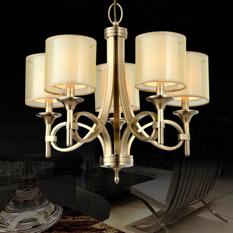 Tallie Postmoderner Luxus-Stoff-Kronleuchter-Letslighting