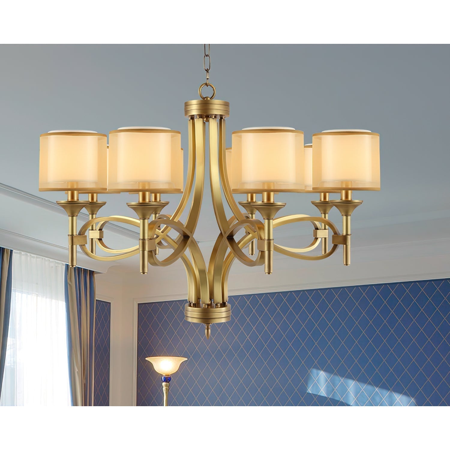 Tallie Postmoderner Luxus-Stoff-Kronleuchter-Letslighting