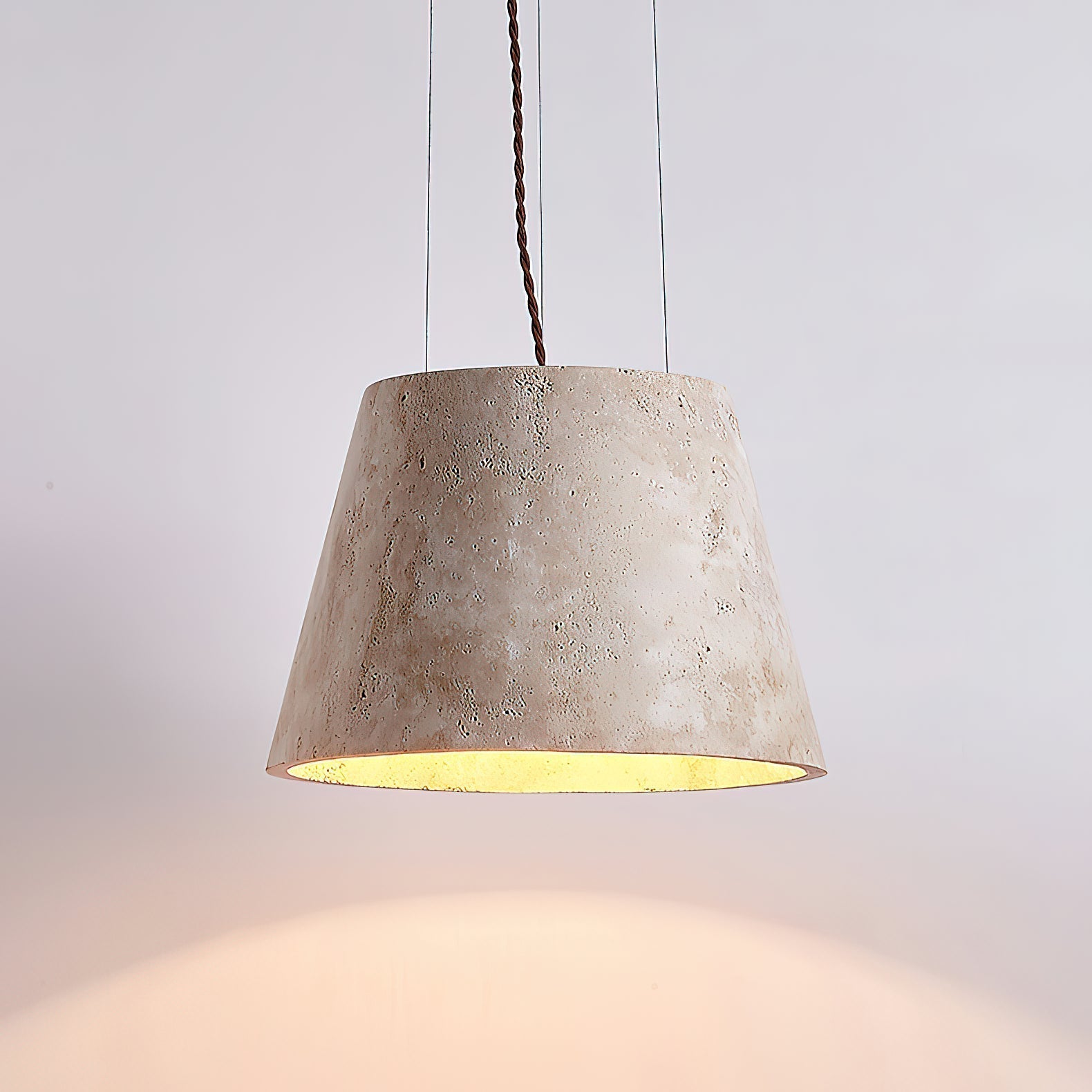 Ovelir Modern Minimalist Travertine Pendant Lamp - Letslighting