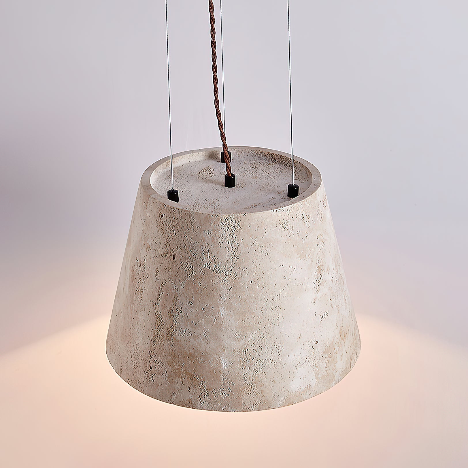 Ovelir Modern Minimalist Travertine Pendant Lamp - Letslighting