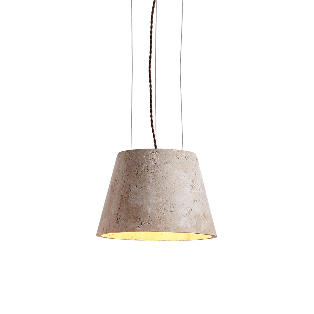 Ovelir Modern Minimalist Travertine Pendant Lamp - Letslighting