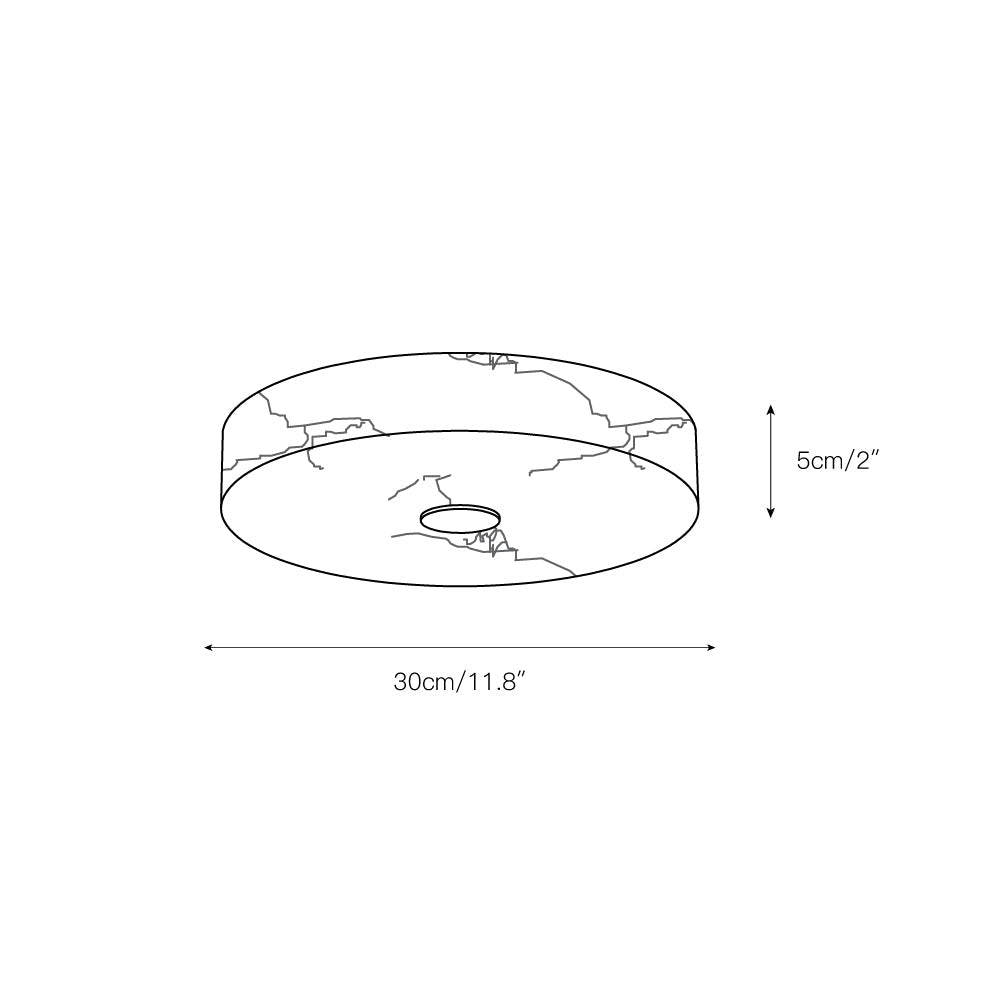 Unorir Modern Minimalist Alabaster Ceiling Light - Letslighting