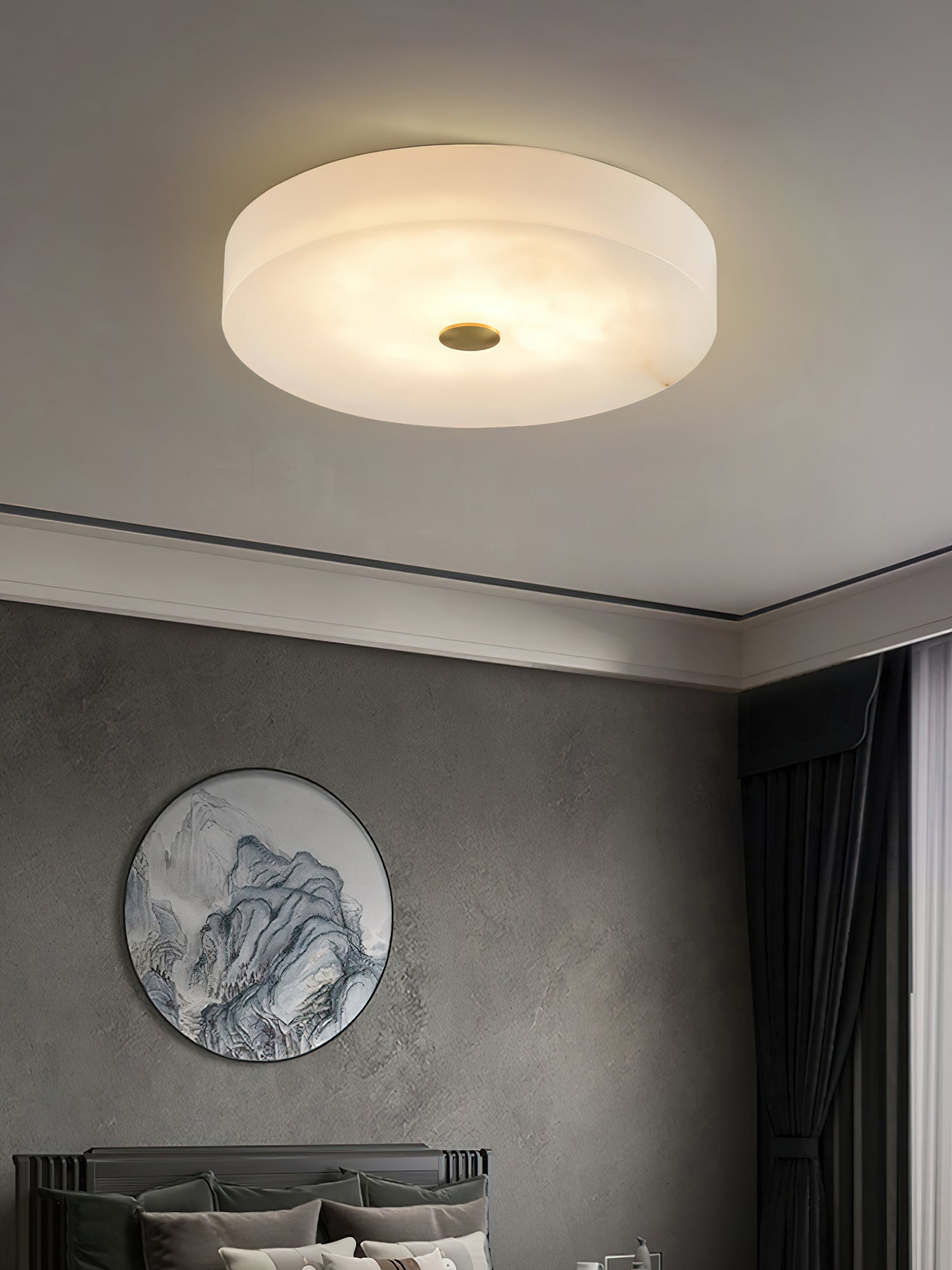Unorir Modern Minimalist Alabaster Ceiling Light - Letslighting