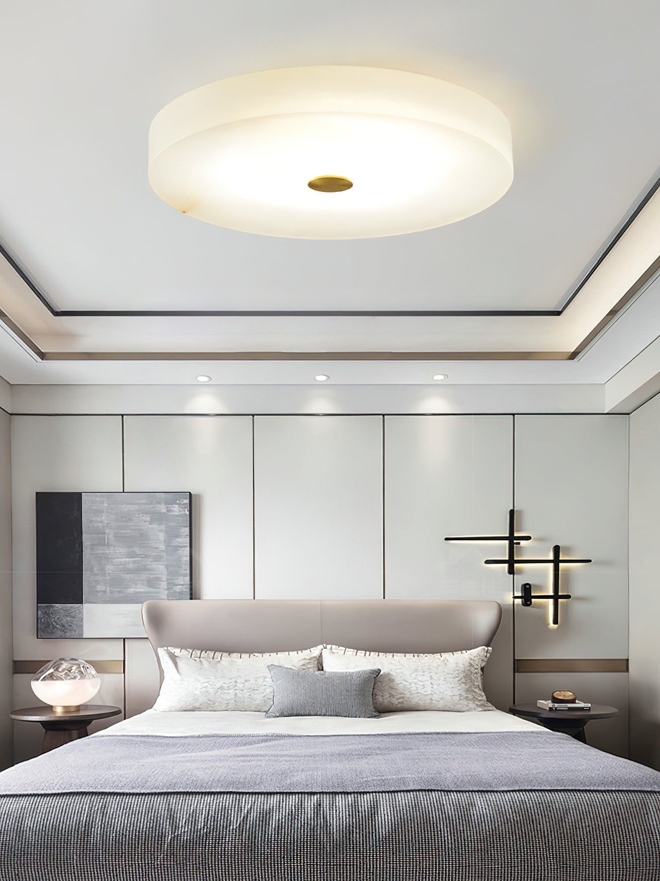 Unorir Modern Minimalist Alabaster Ceiling Light - Letslighting