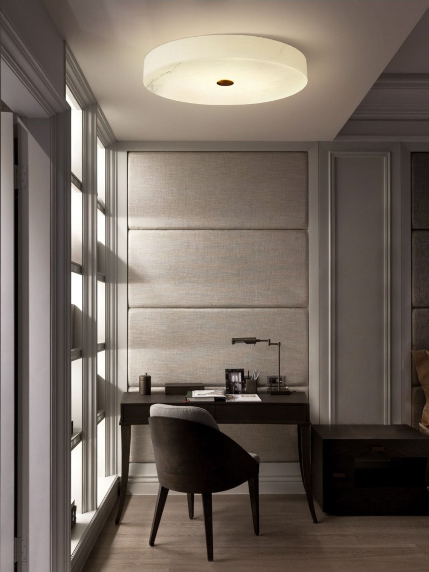 Unorir Modern Minimalist Alabaster Ceiling Light - Letslighting