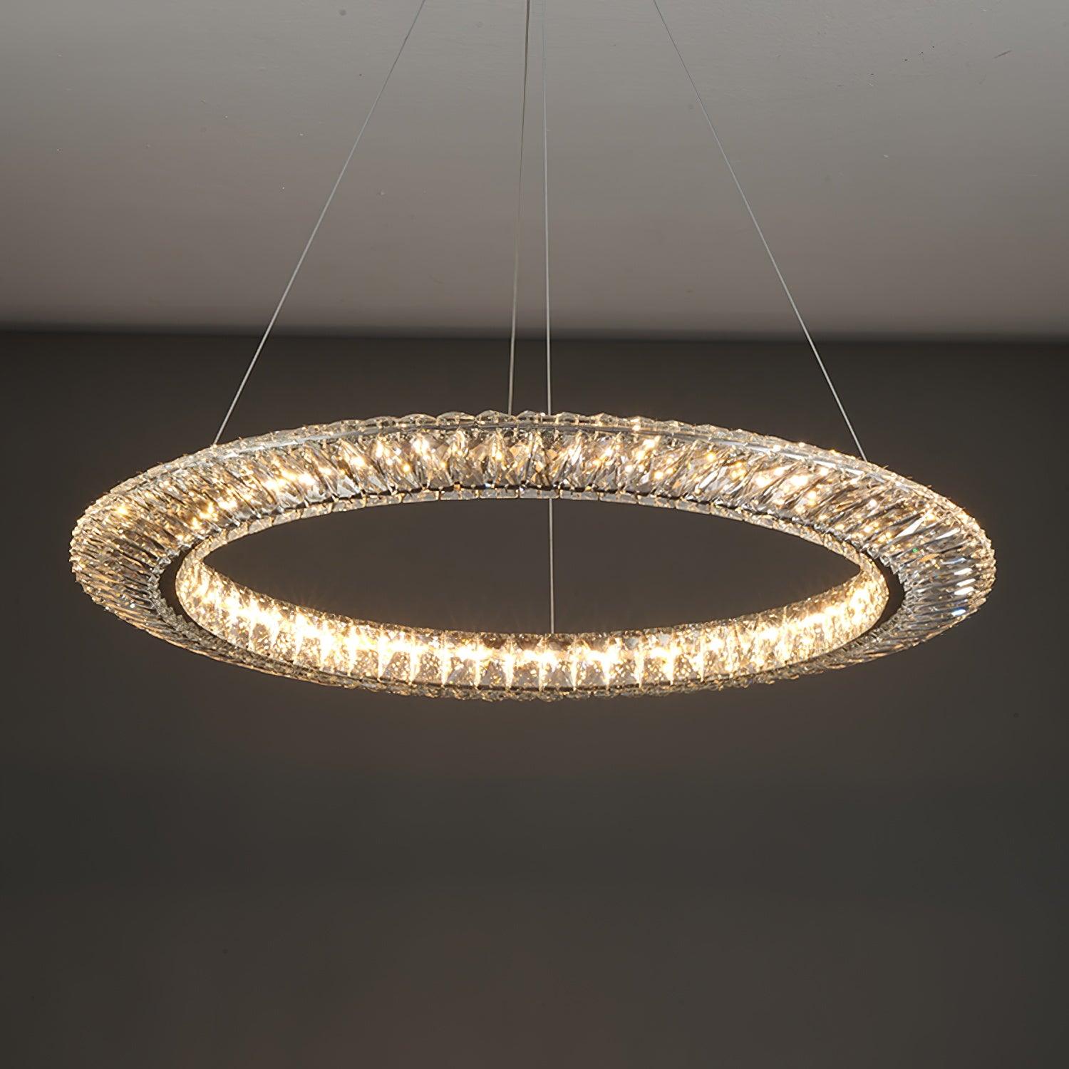 Lustra Geometrischer Kristall-Lüster LED Elegant-Letslighting