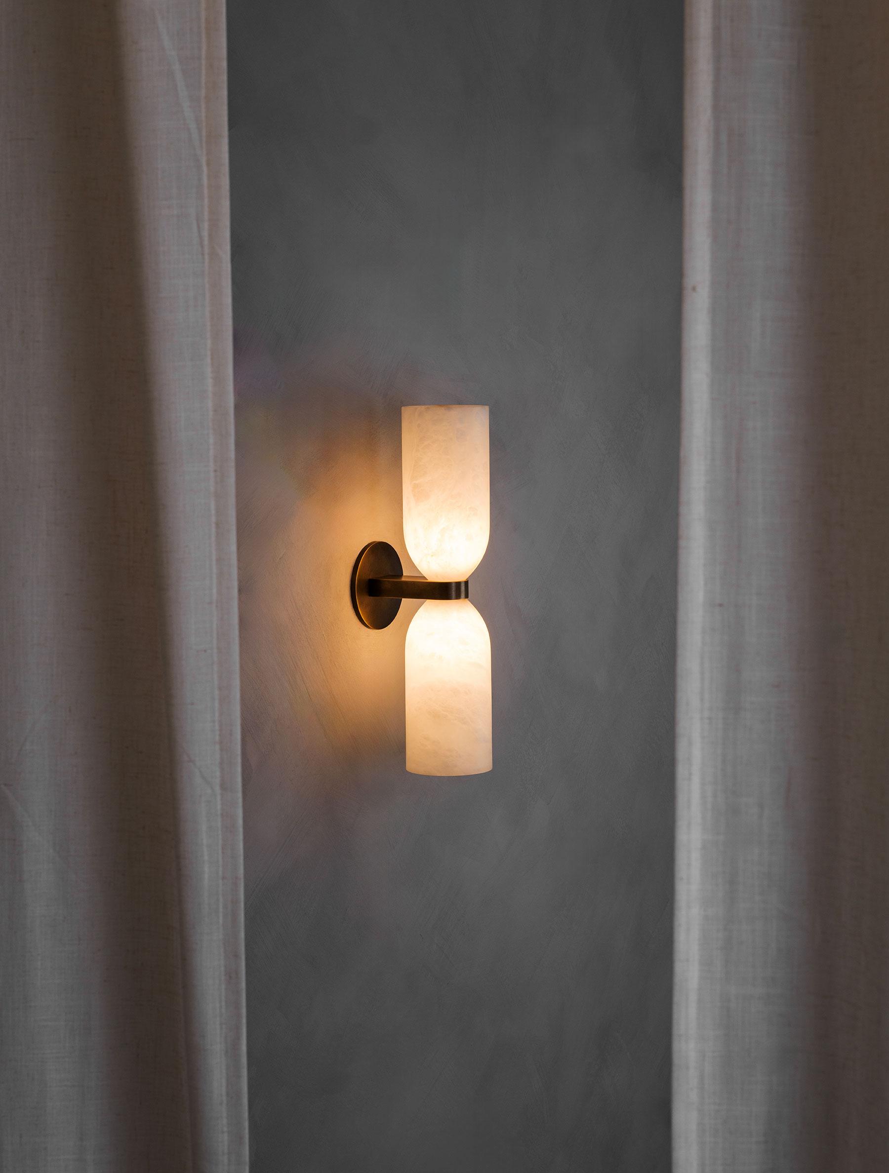 Mycarion Modern Minimalist Alabaster Wall Lamp - Letslighting