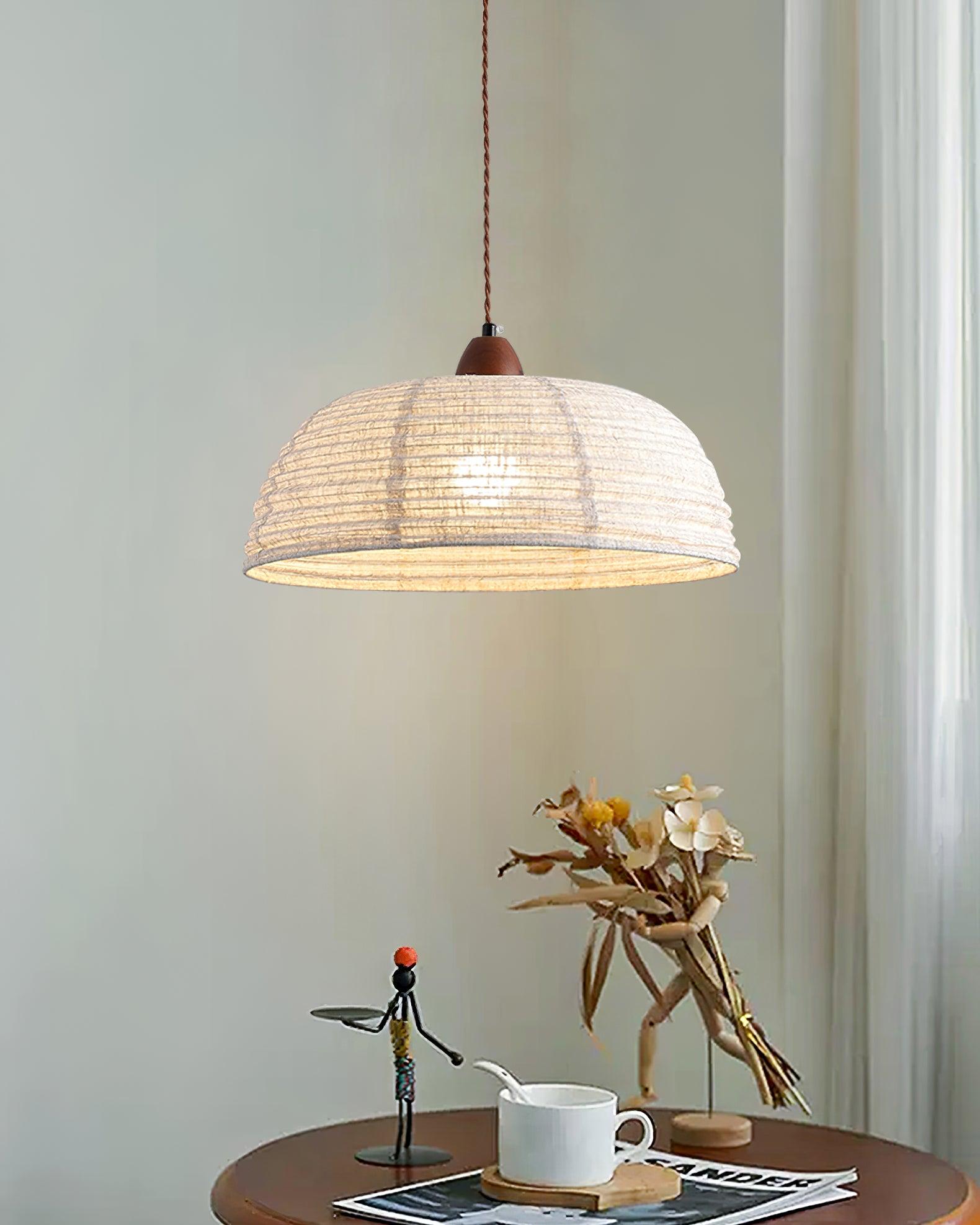 Evano Woven Dome Pendant Light - Letslighting