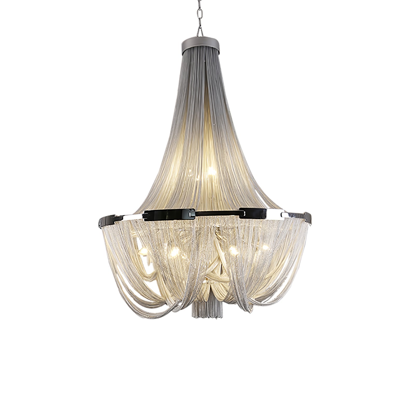 Solara Kronleuchter Quaste Aluminium Kette-Letslighting