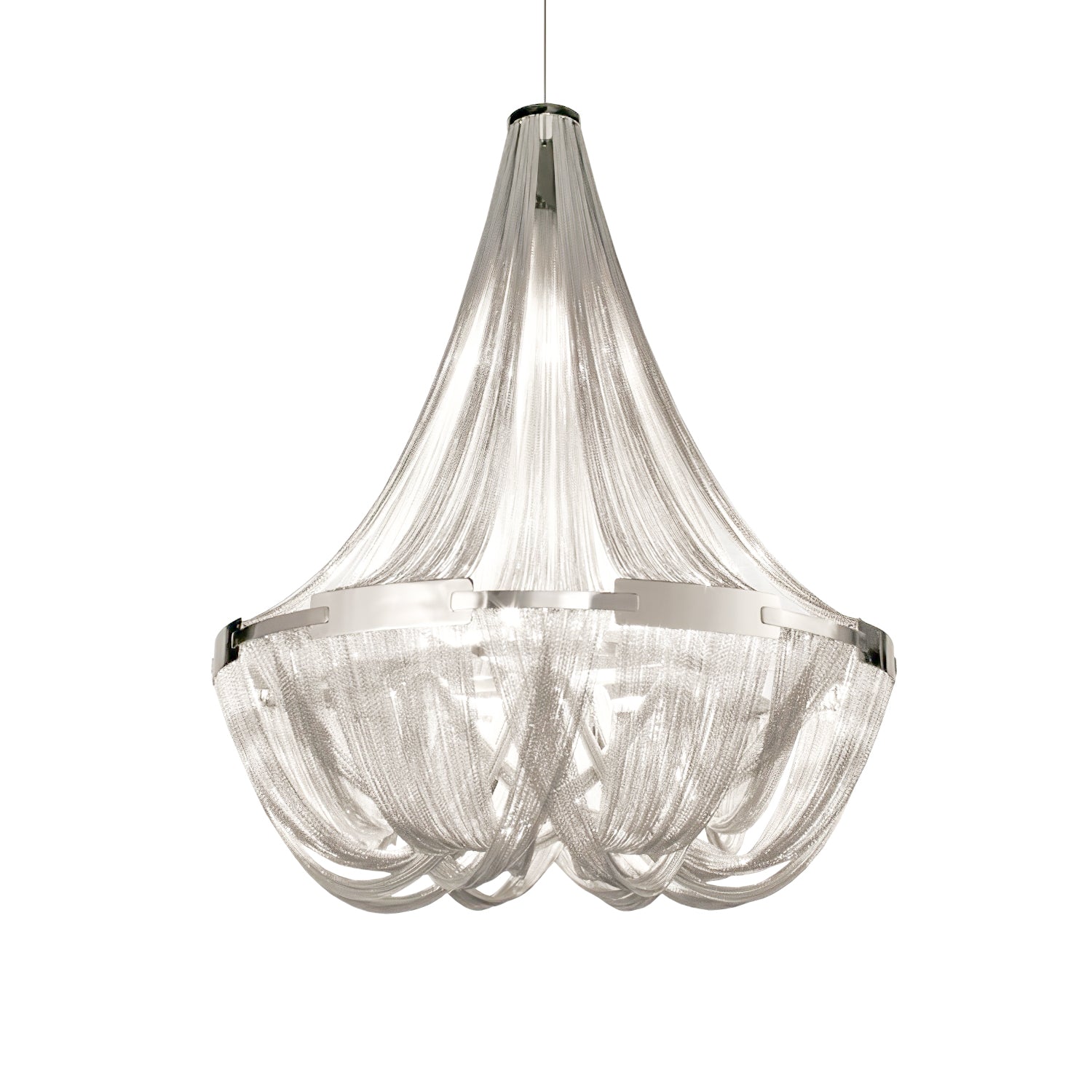 Solara Kronleuchter Quaste Aluminium Kette-Letslighting