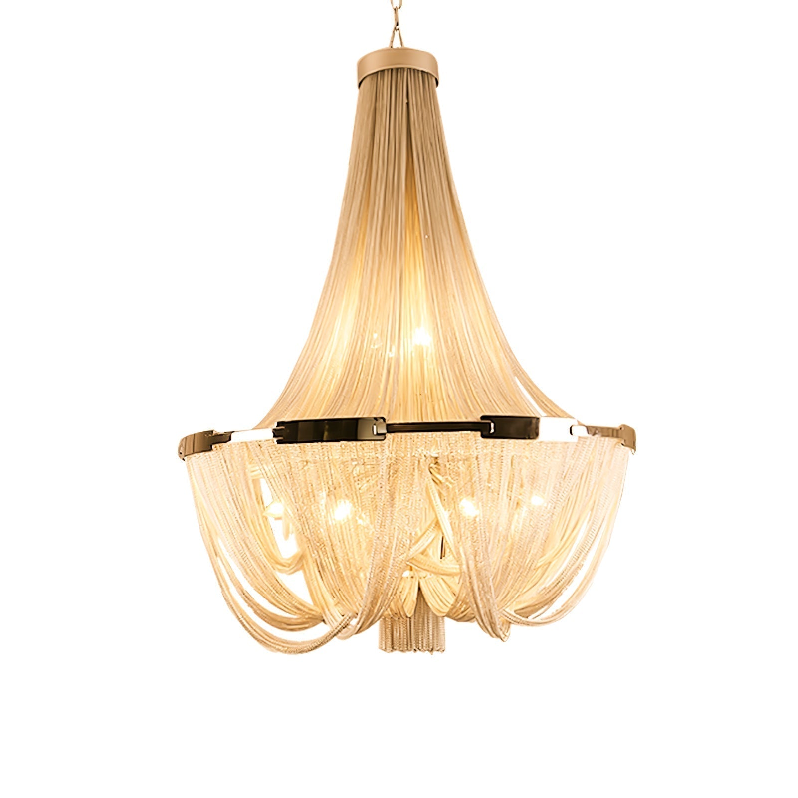 Solara Kronleuchter Quaste Aluminium Kette-Letslighting