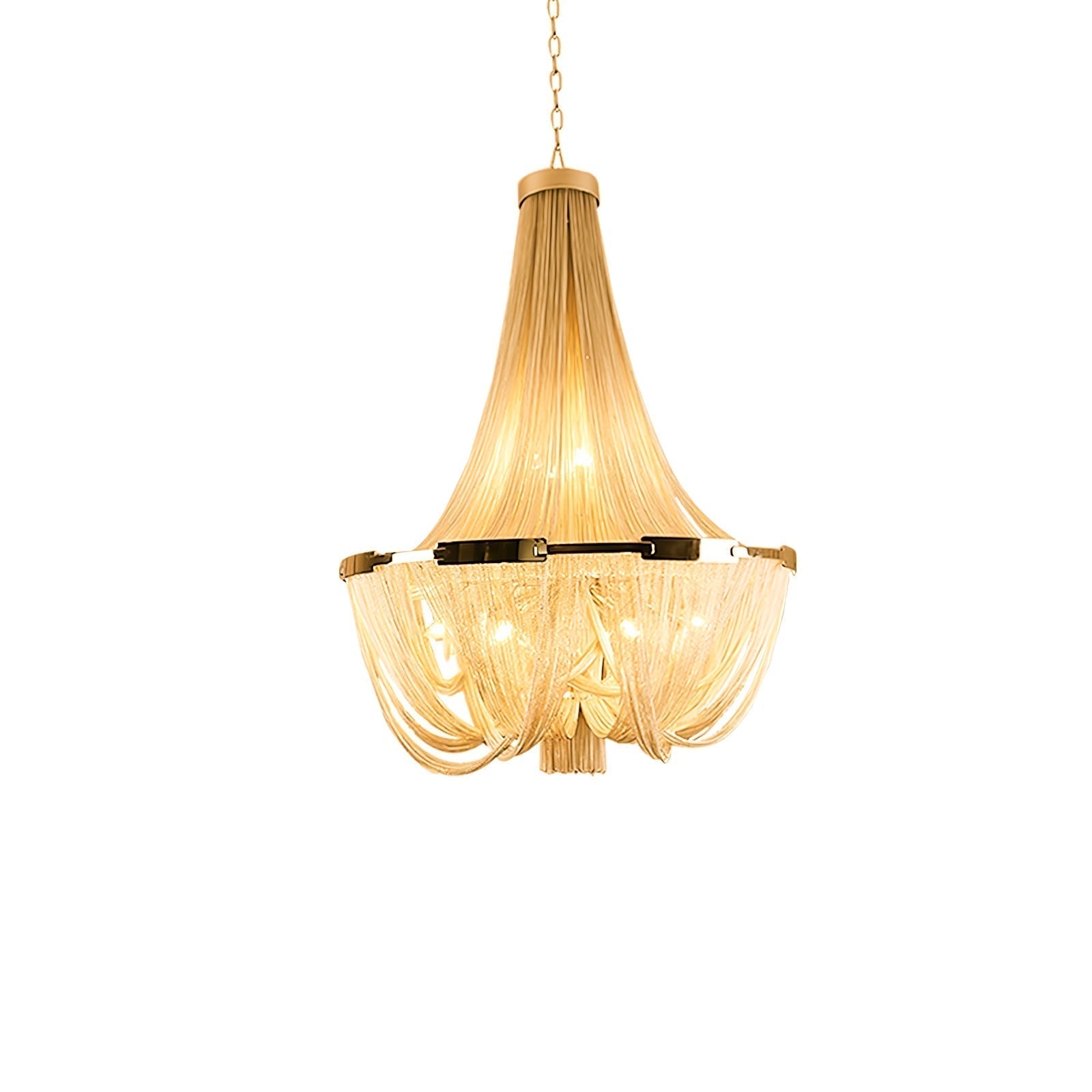 Solara Kronleuchter Quaste Aluminium Kette-Letslighting