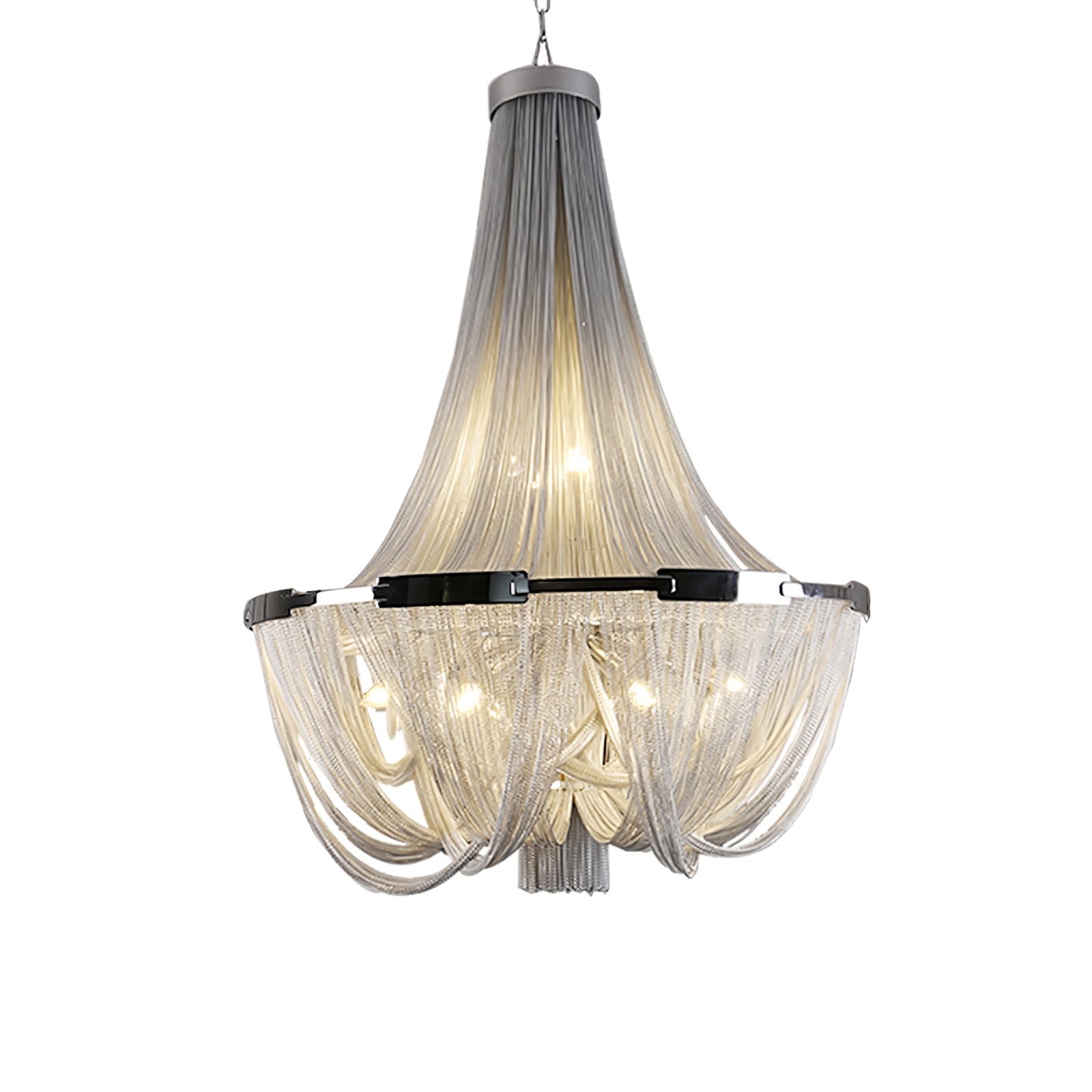 Solara Kronleuchter Quaste Aluminium Kette-Letslighting