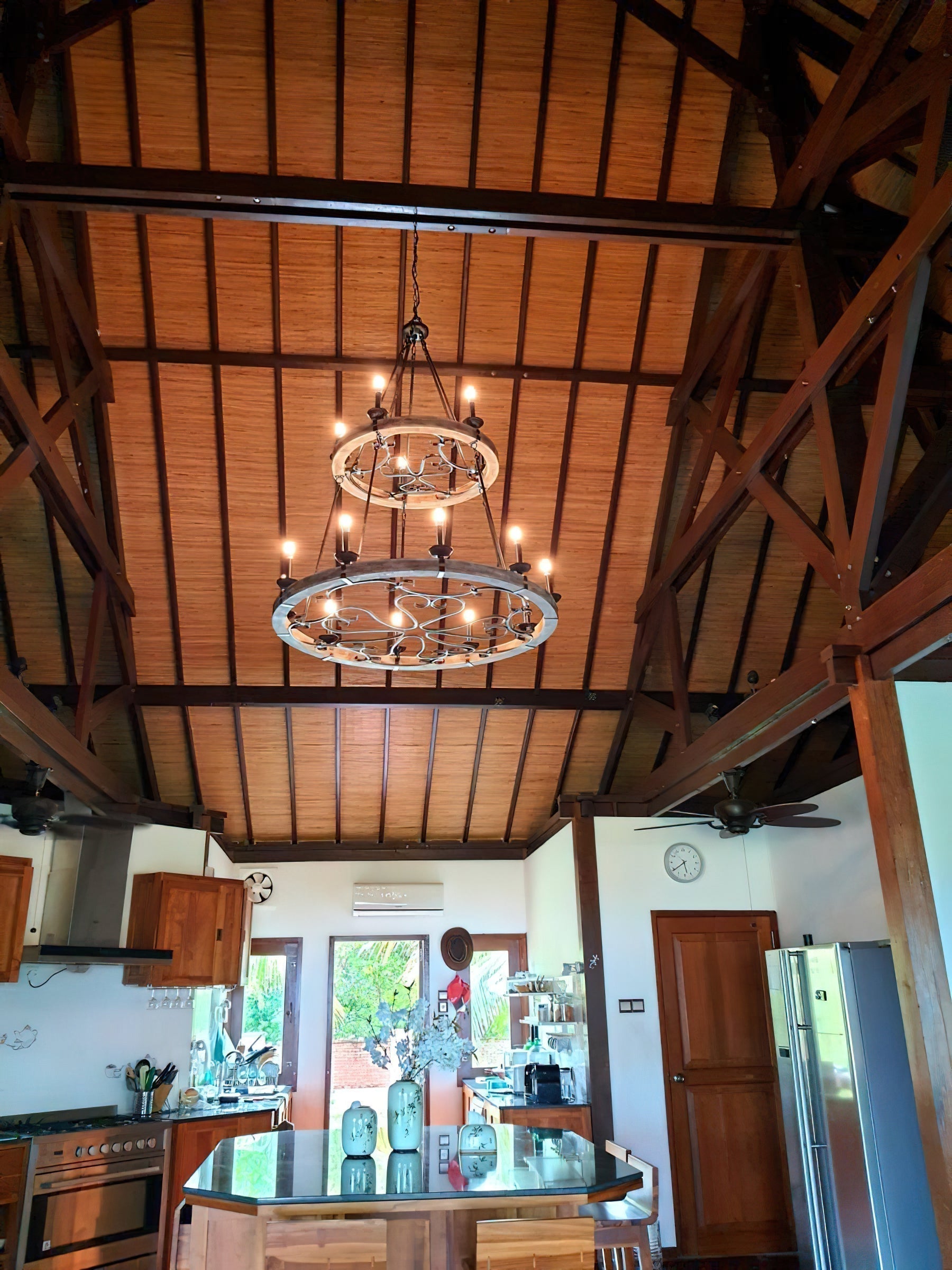 Evtalen Holz Vintage Industrial Kronleuchter-Letslighting
