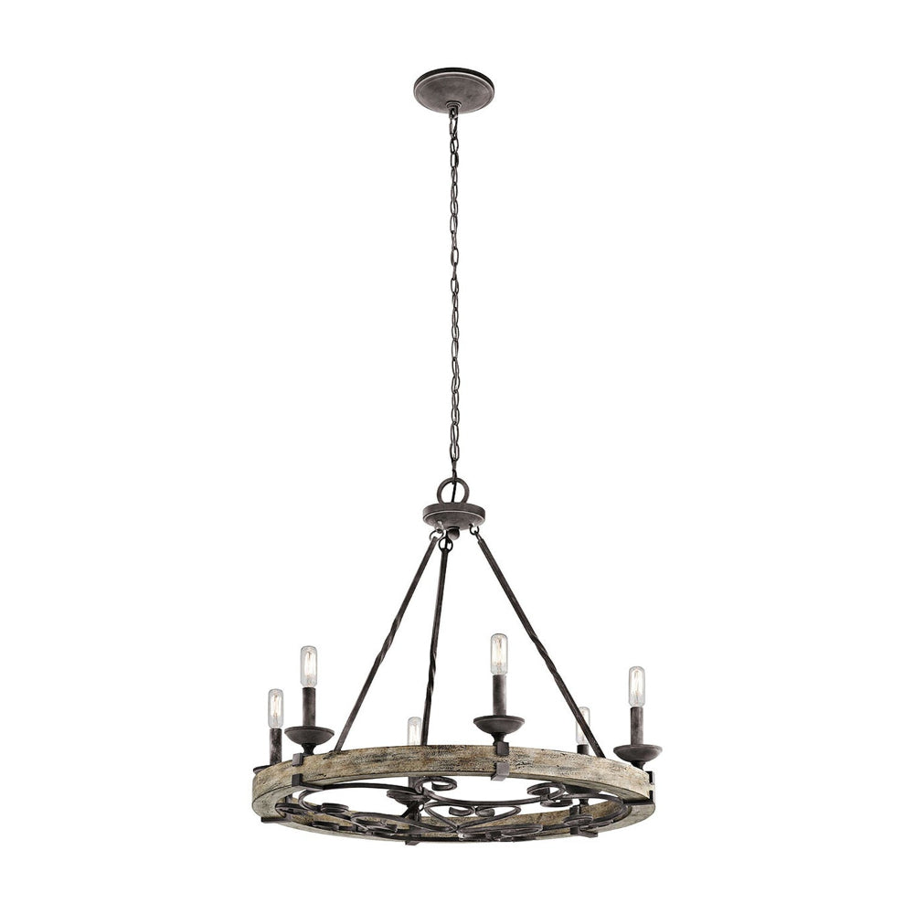 Evtalen Holz Vintage Industrial Kronleuchter-Letslighting