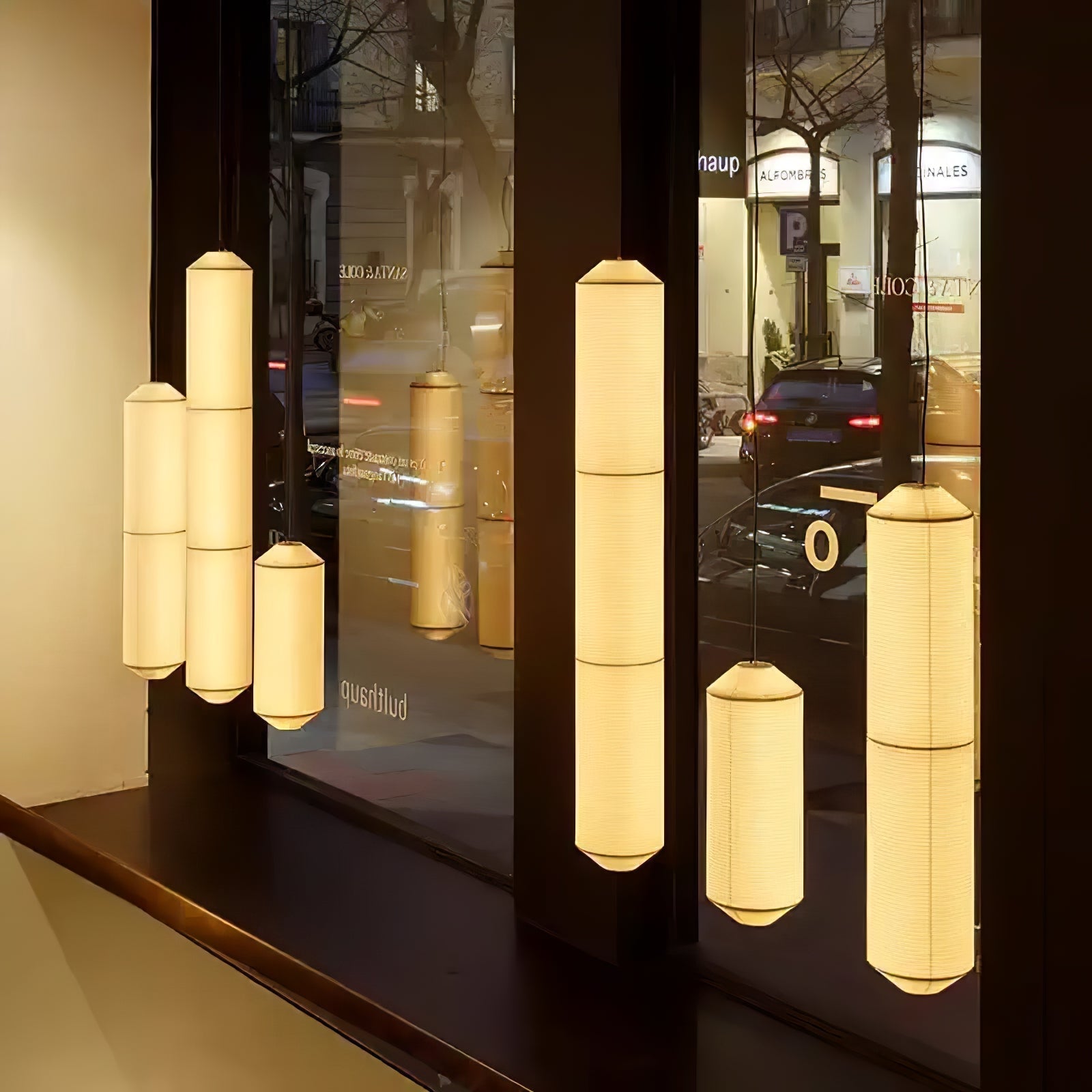 Citheis Modern Minimalist Natural Mulberry Silk Metal Pendant Lamp - Blowlighting