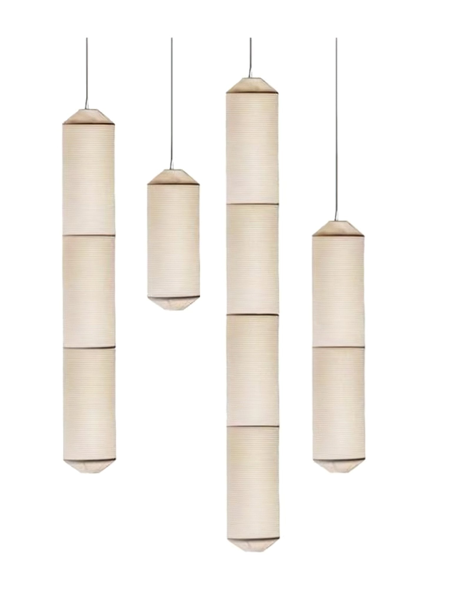 Citheis Modern Minimalist Natural Mulberry Silk Metal Pendant Lamp - Blowlighting