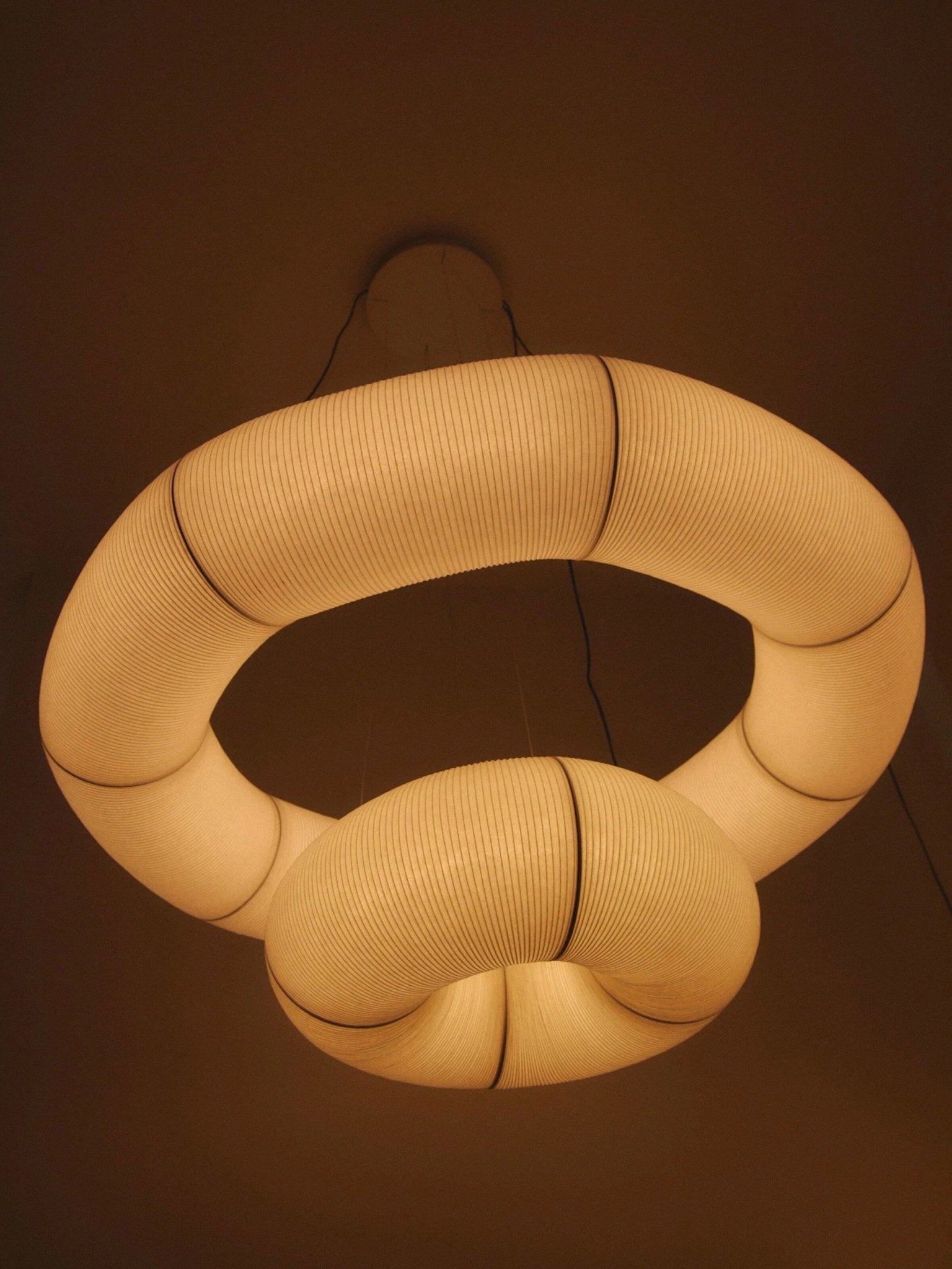 Citheis Modern Minimalist Natural Mulberry Silk Metal Pendant Lamp - Blowlighting