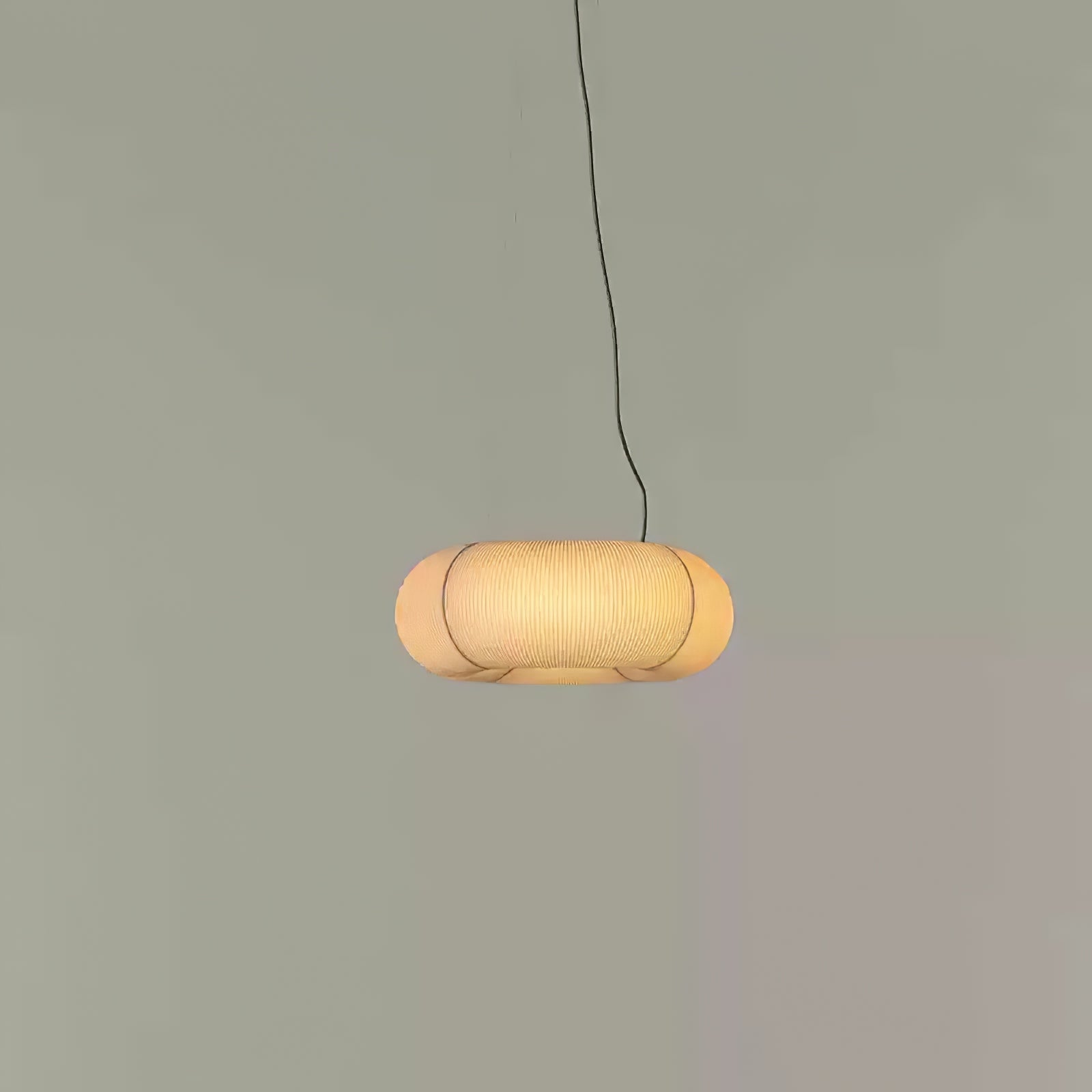 Citheis Modern Minimalist Natural Mulberry Silk Metal Pendant Lamp - Blowlighting