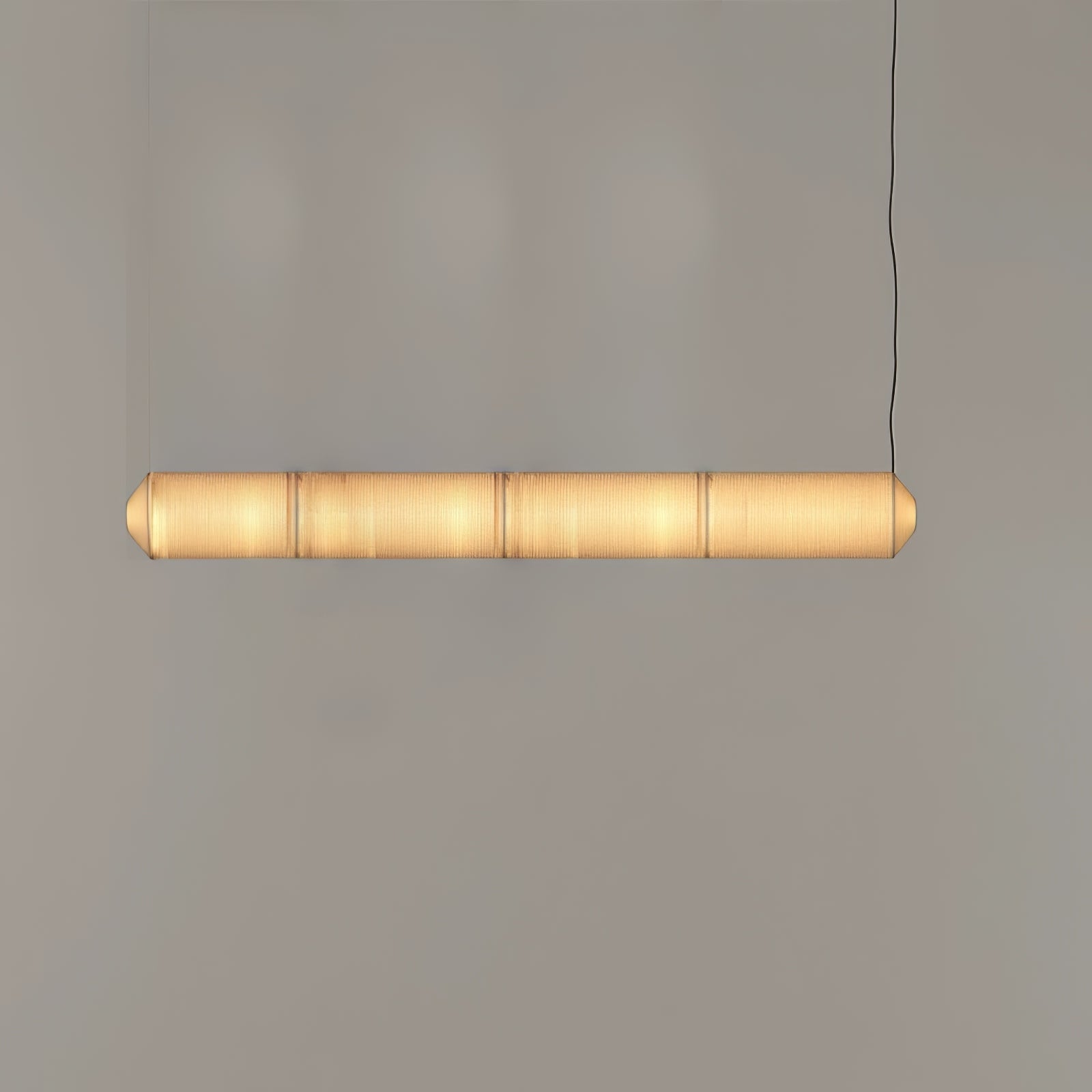 Citheis Modern Minimalist Natural Mulberry Silk Metal Pendant Lamp - Blowlighting