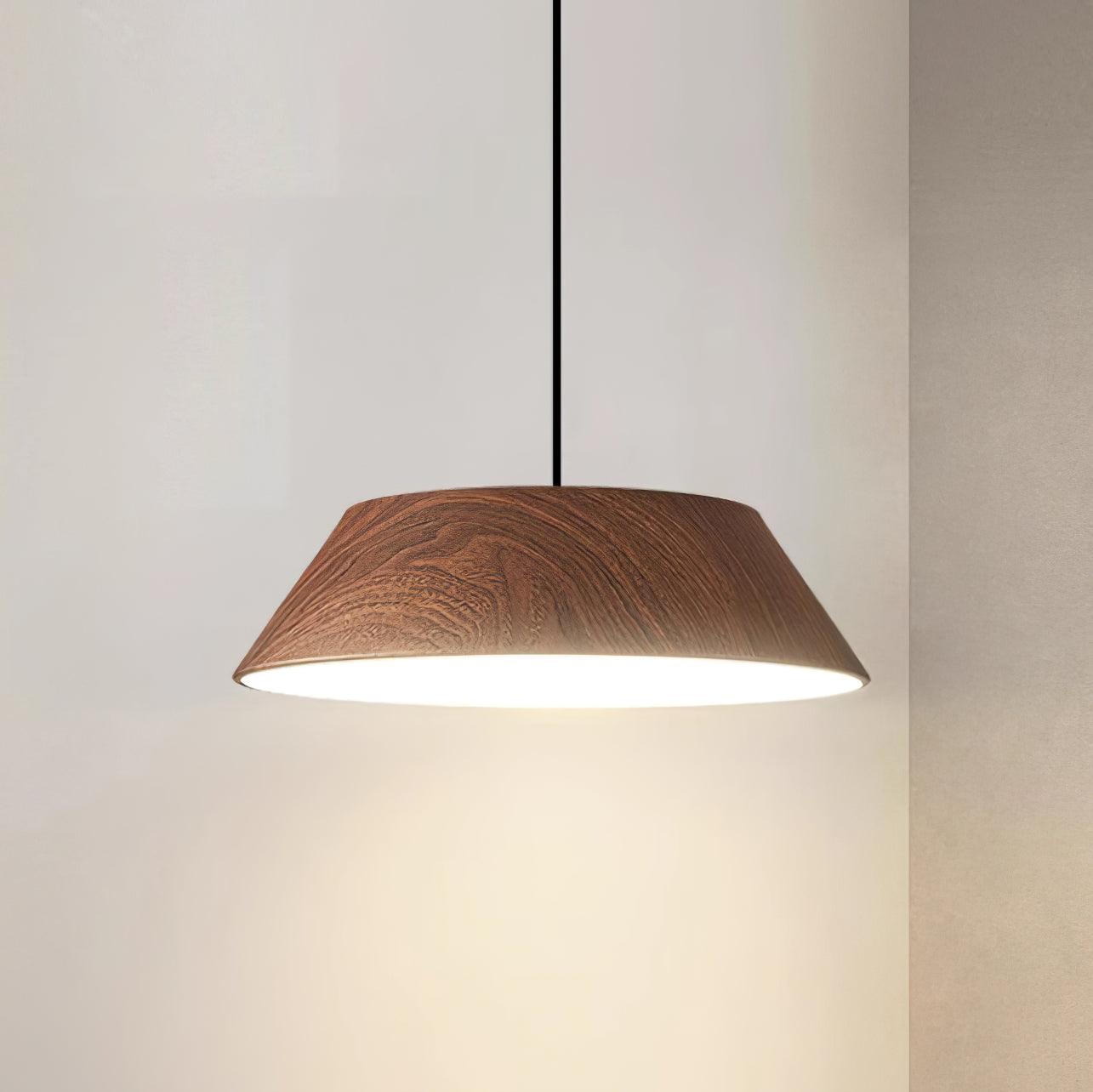 Novain Pendelleuchte mit Holzmaserung-Letslighting
