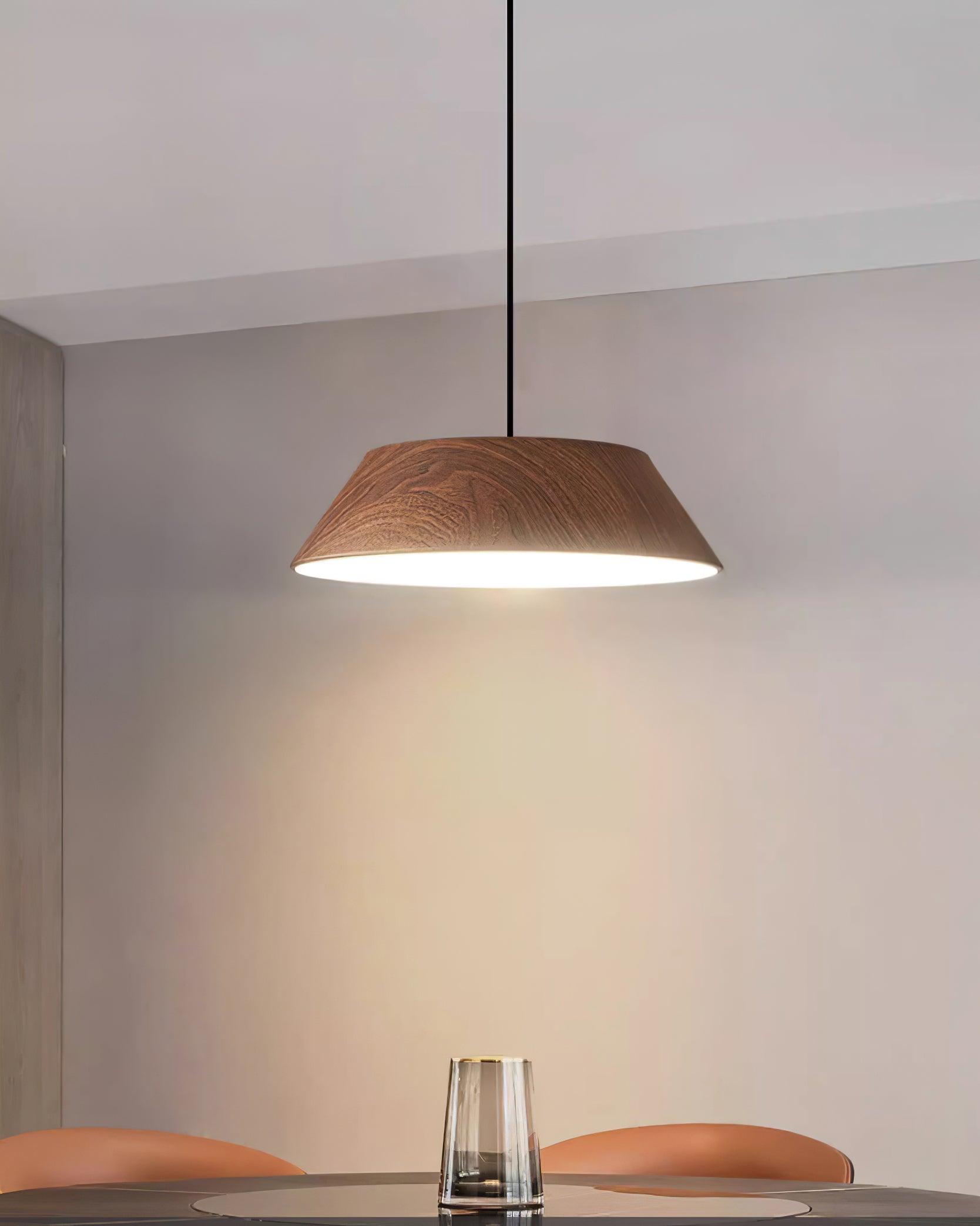 Novain Pendelleuchte mit Holzmaserung-Letslighting