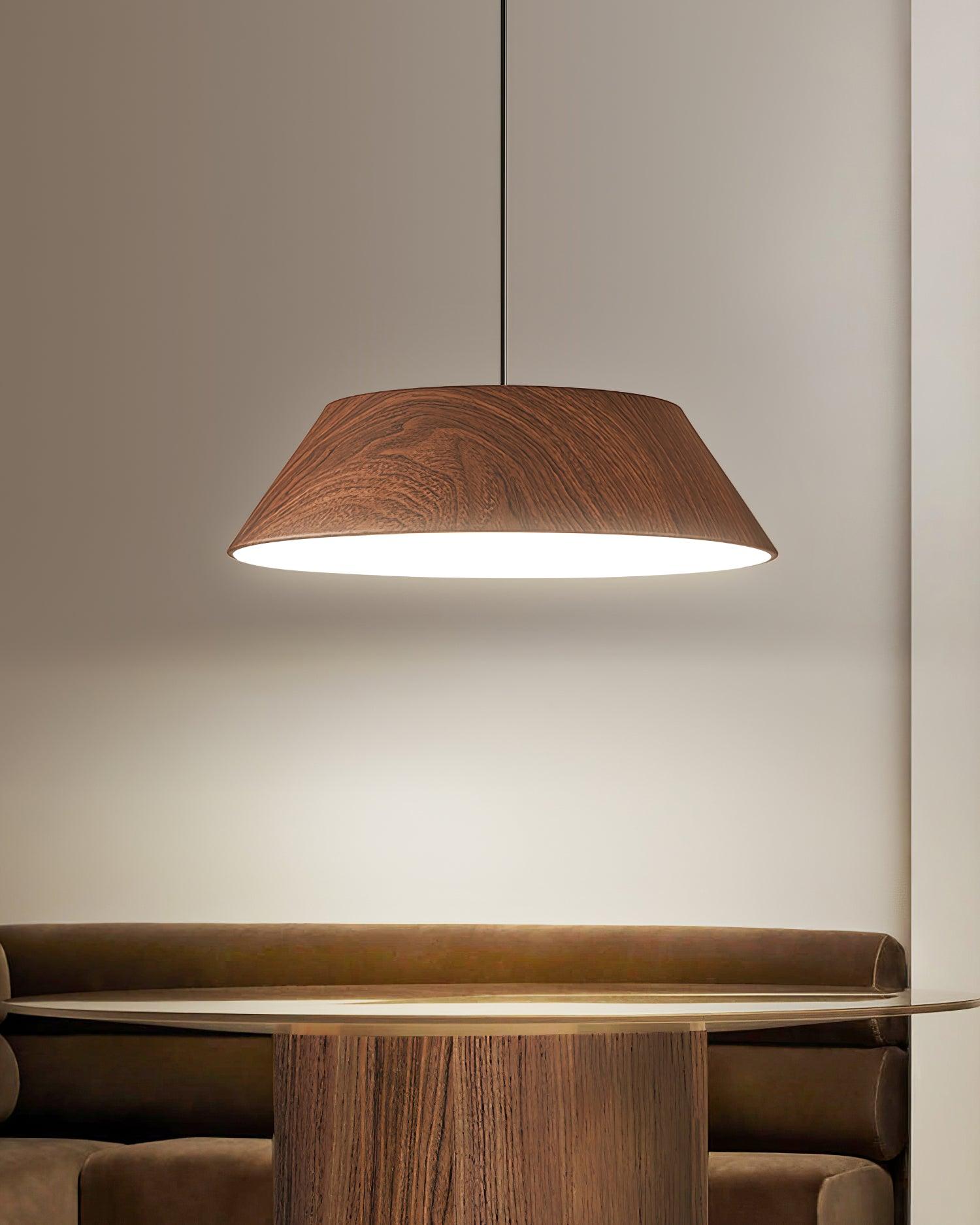 Novain Pendelleuchte mit Holzmaserung-Letslighting