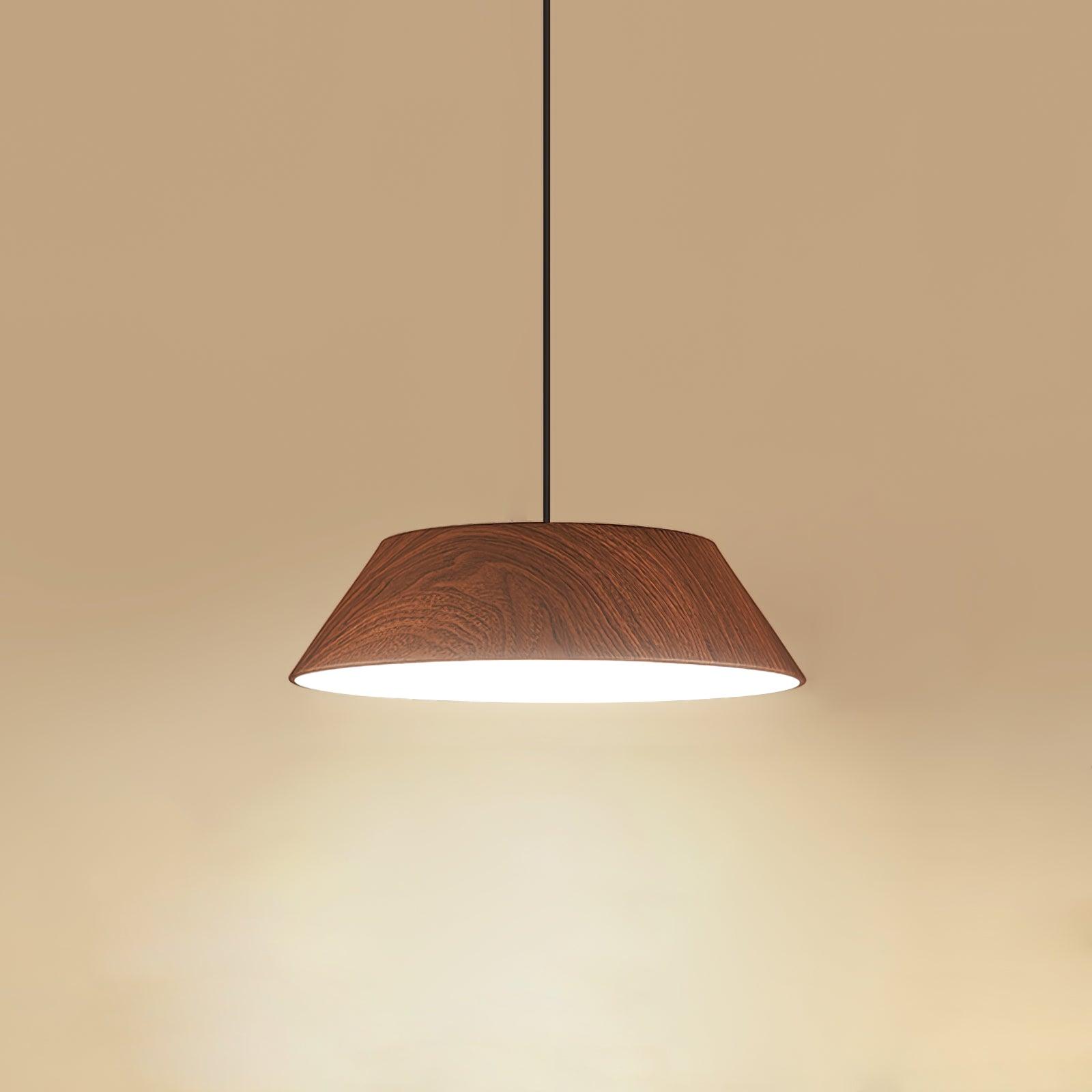 Novain Pendelleuchte mit Holzmaserung-Letslighting