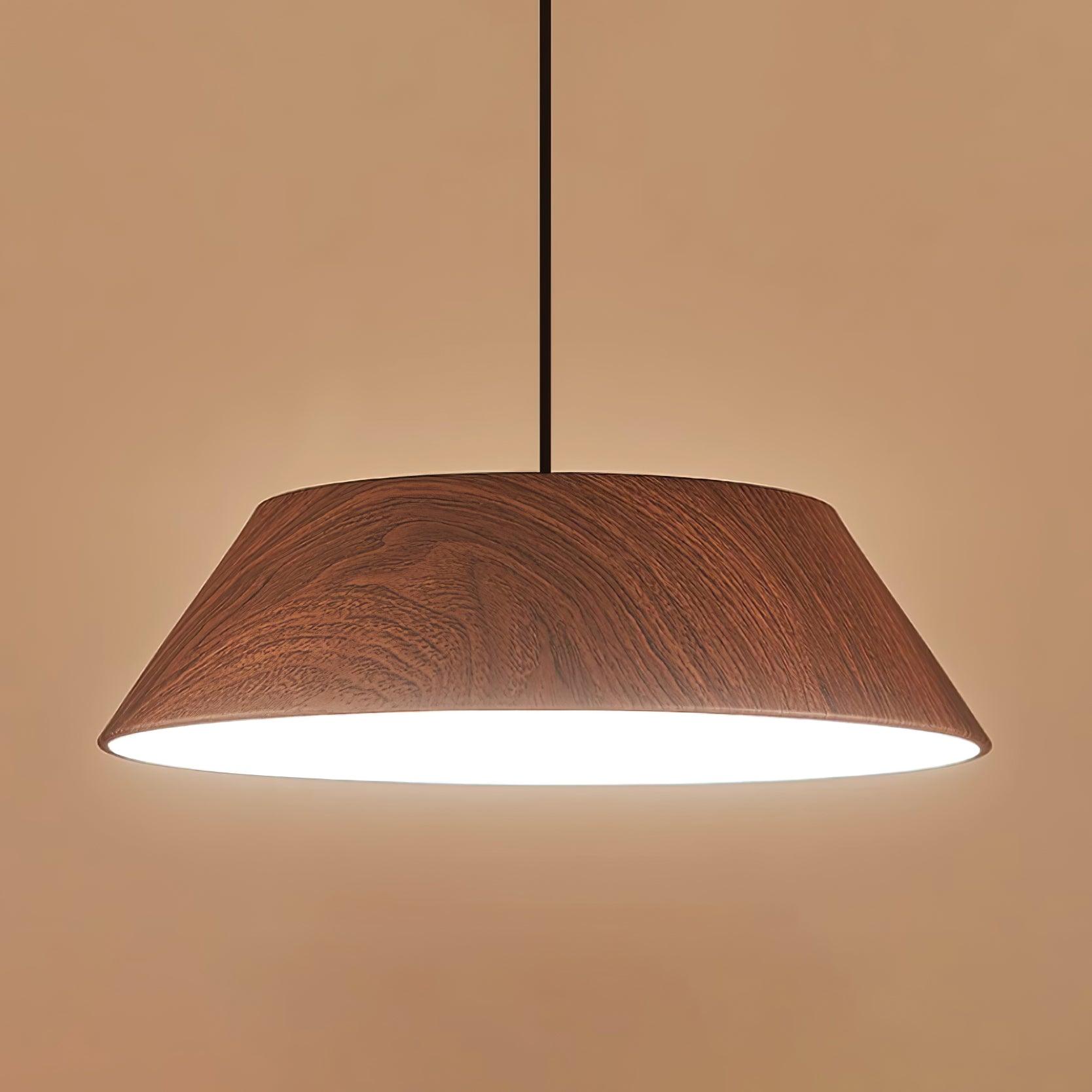 Novain Pendelleuchte mit Holzmaserung-Letslighting