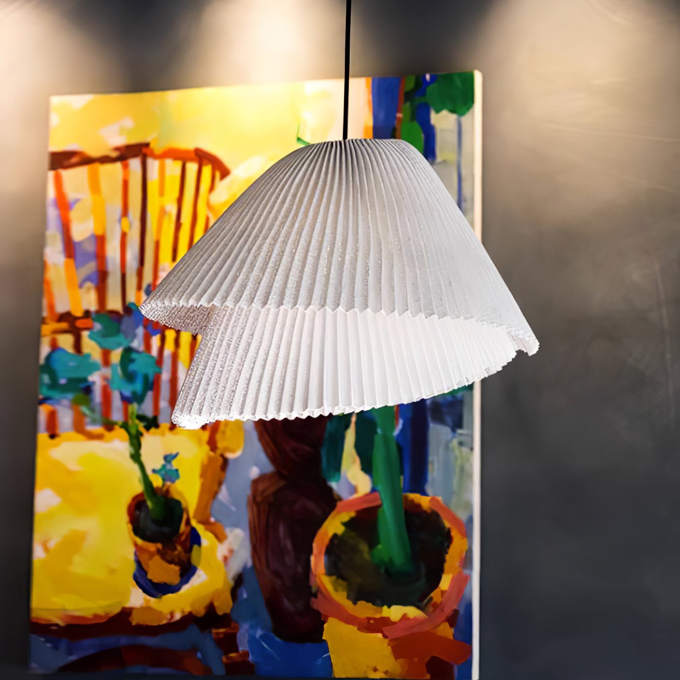 Viora Stahl Vintage Pendelleuchte-Letslighting
