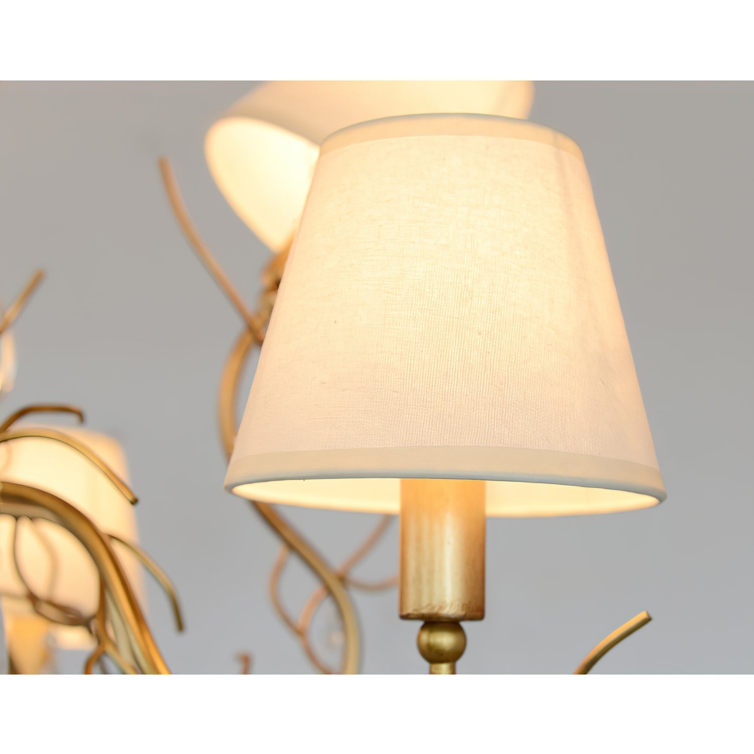 Olsolan Postmoderner Luxus-Kristall-Kronleuchter aus Stoff-Letslighting