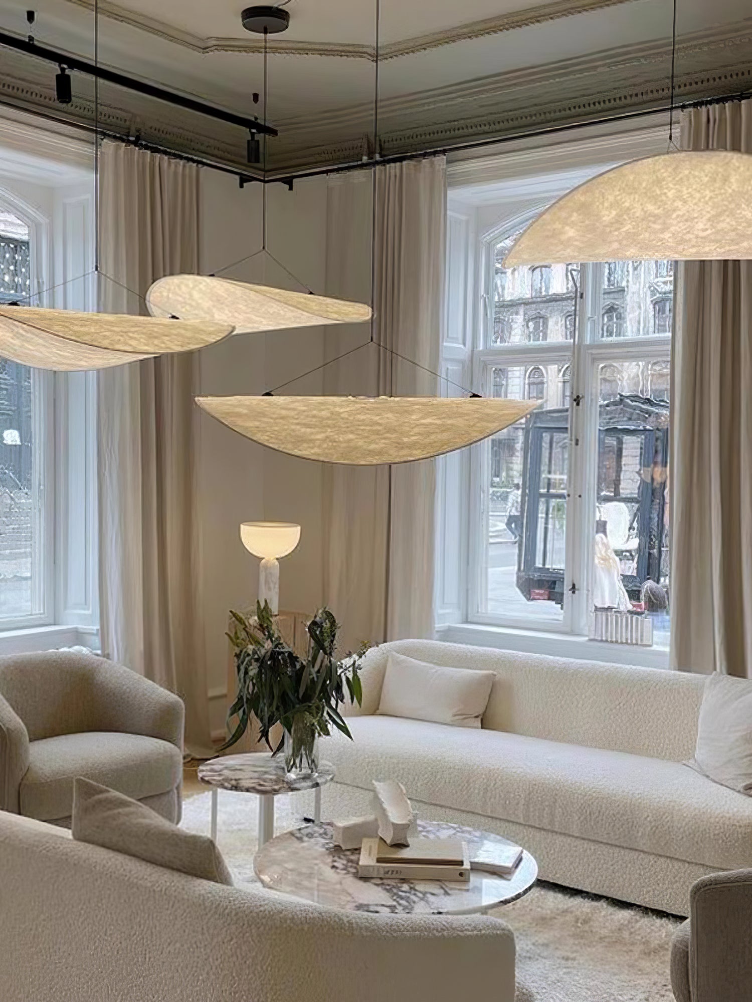 Tense Tyvek Pendant Lamp - Blowlighting