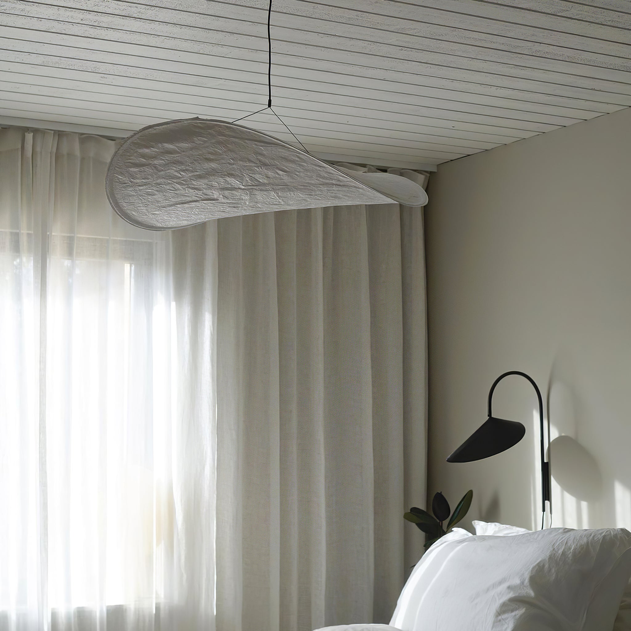 Vela Minimalistisch Seide Pendelleuchte Leuchte-Letslighting