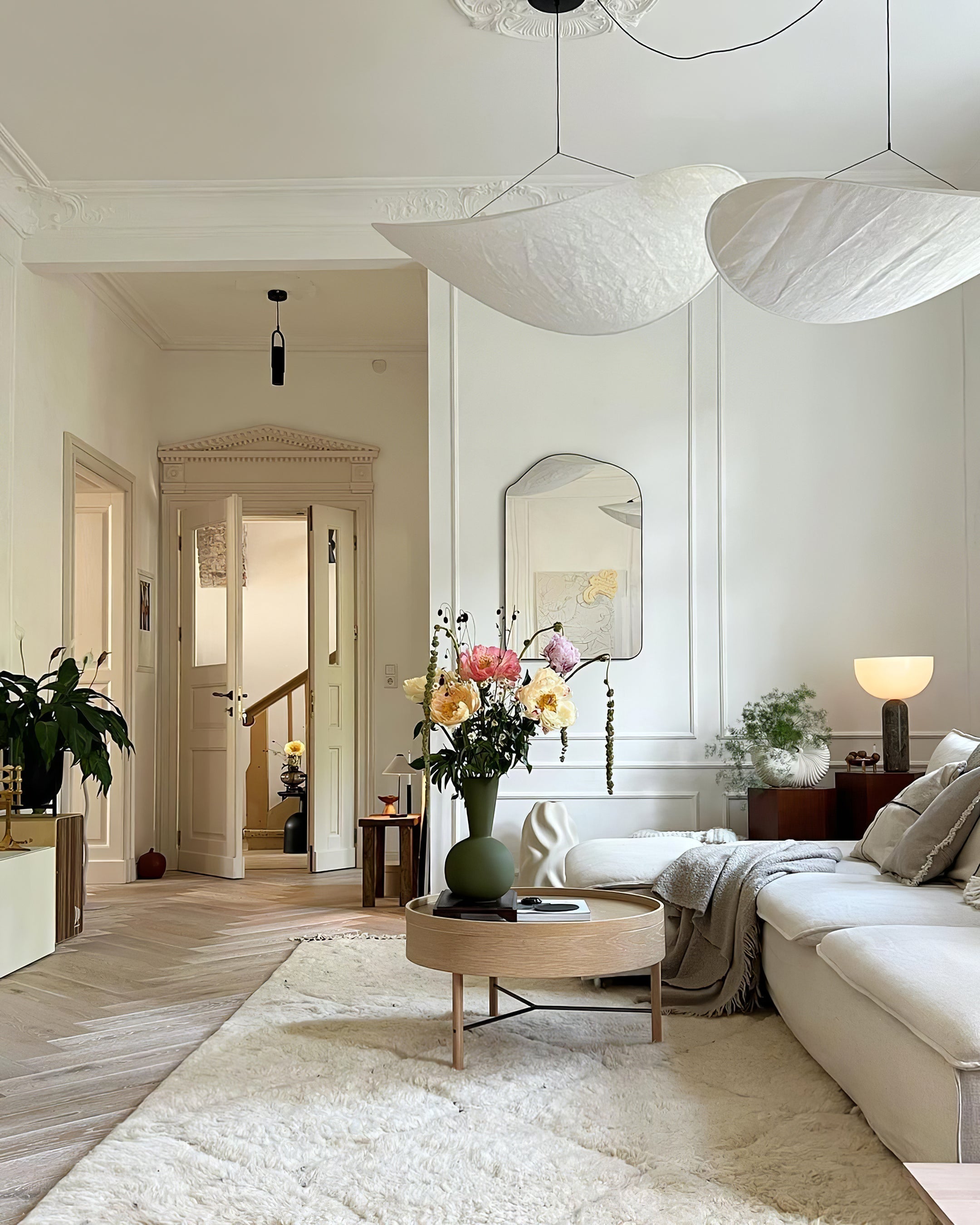 Vela Minimalistisch Seide Pendelleuchte Leuchte-Letslighting