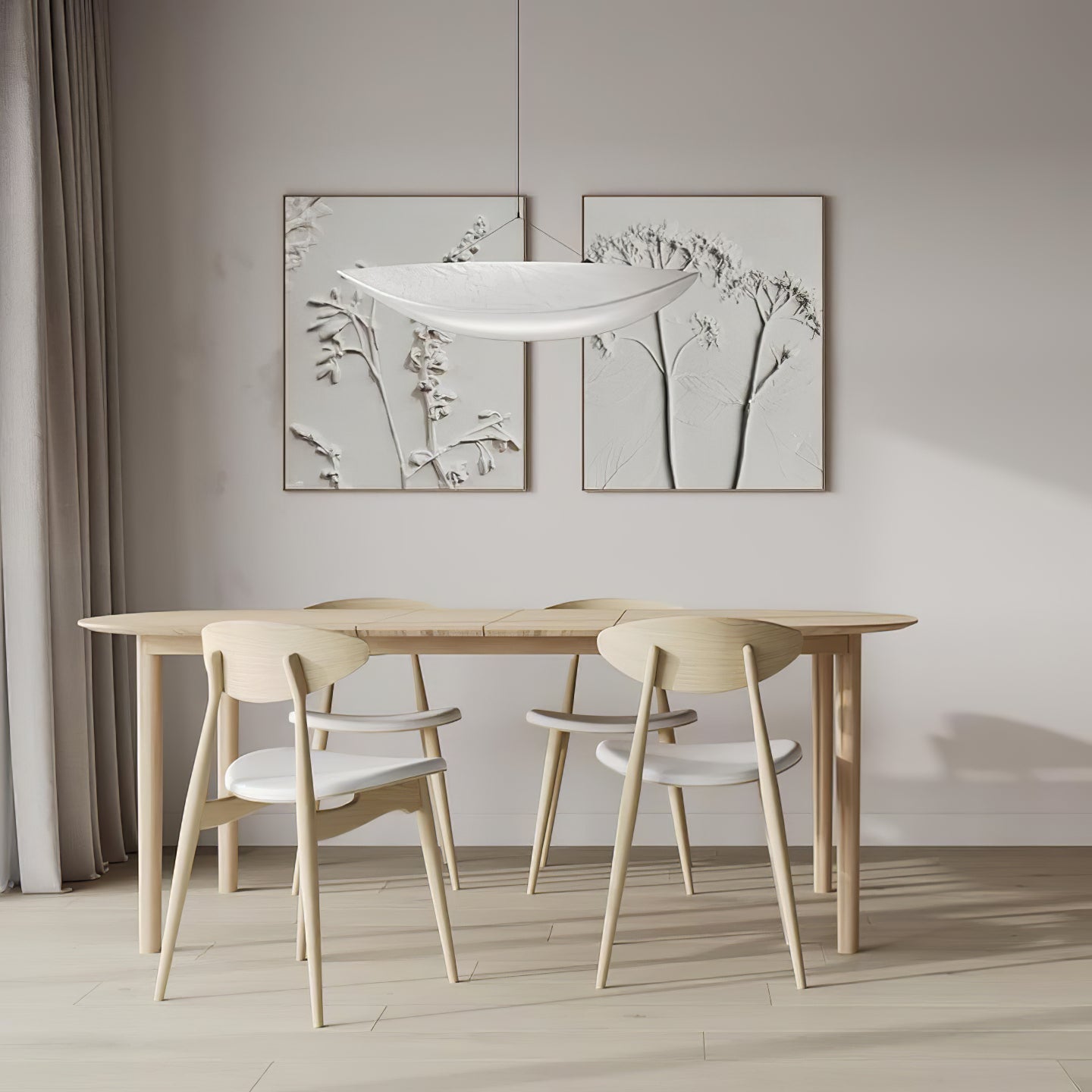 Vela Minimalistisch Seide Pendelleuchte Leuchte-Letslighting