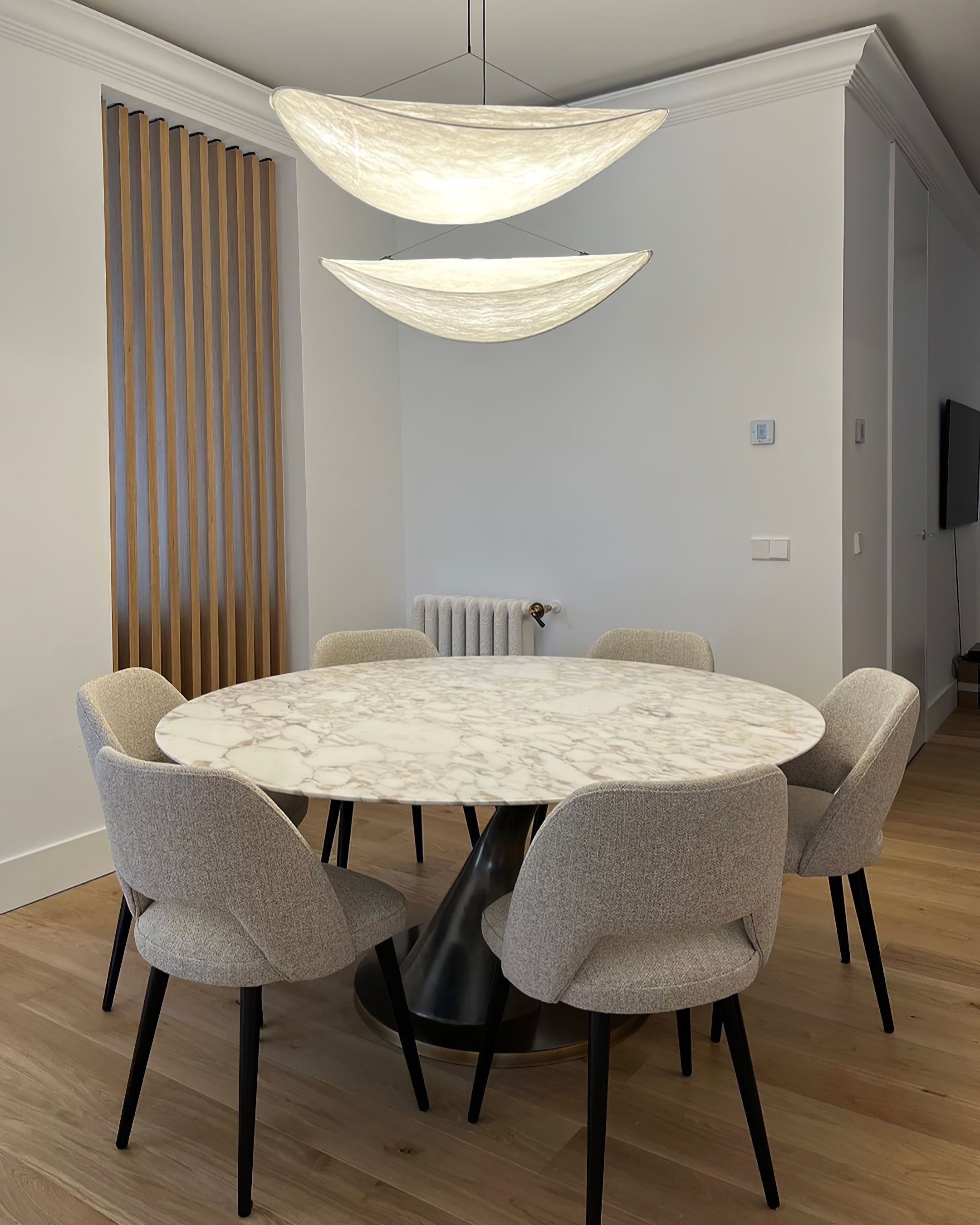 Vela Minimalistisch Seide Pendelleuchte Leuchte-Letslighting