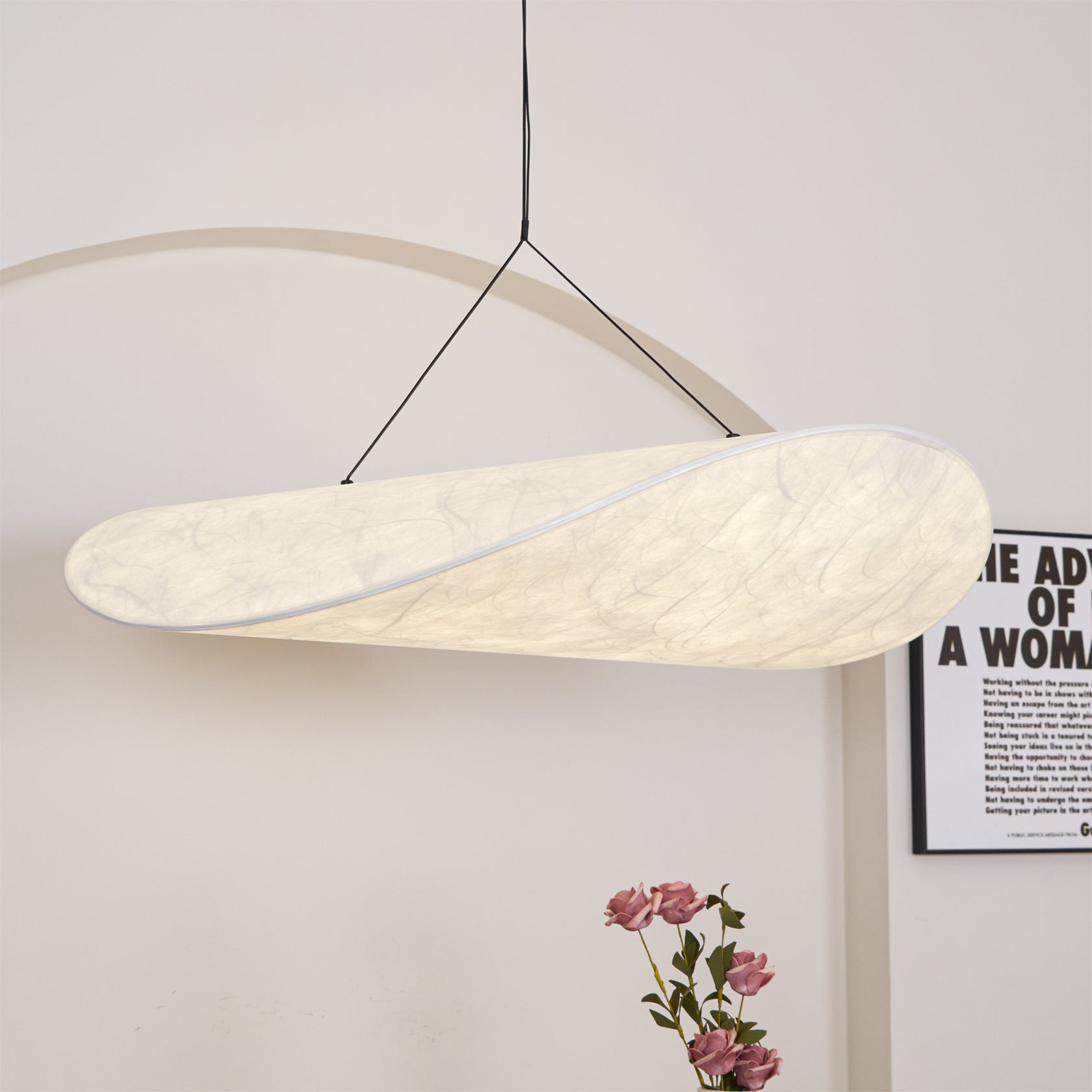 Vela Minimalistisch Seide Pendelleuchte Leuchte-Letslighting