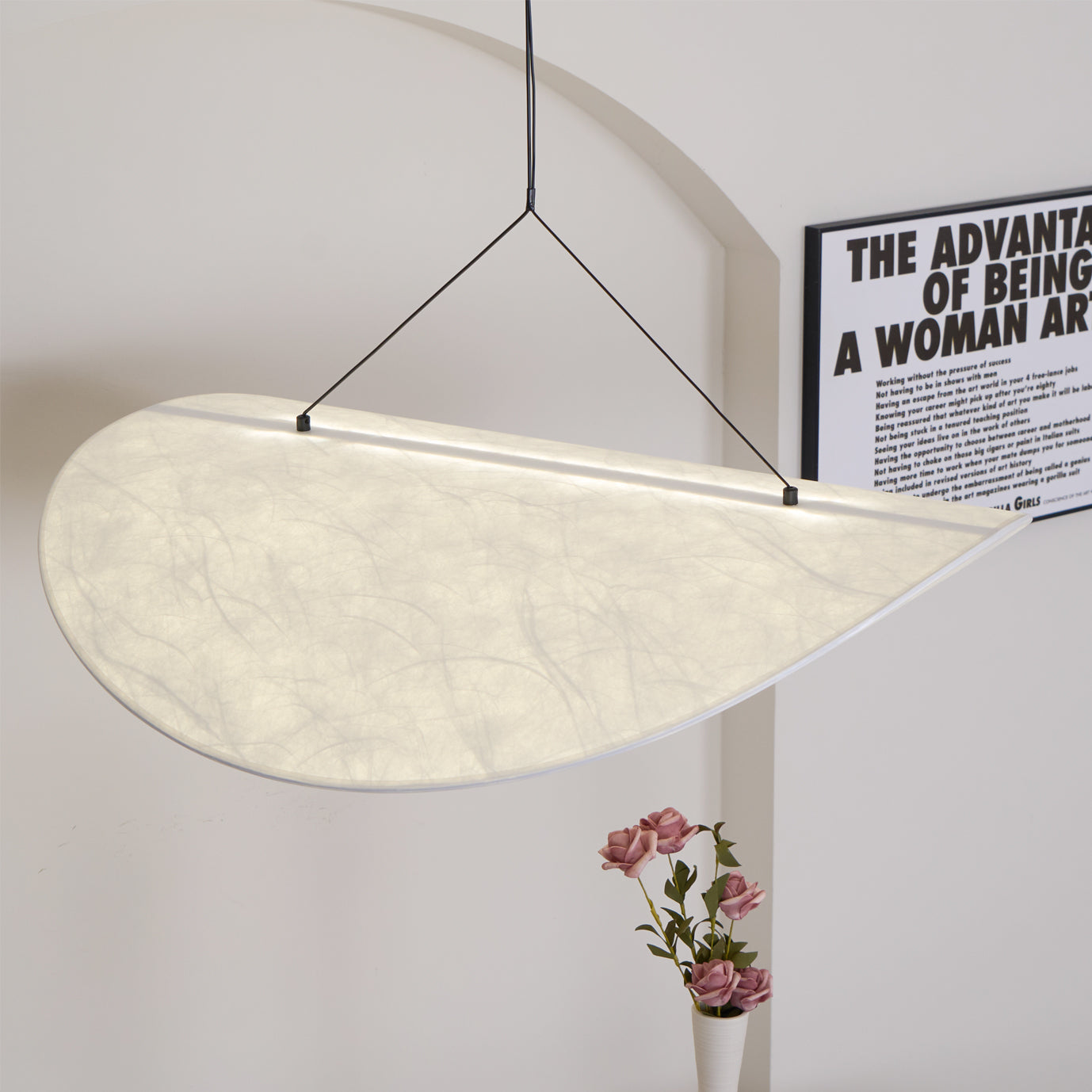 Vela Minimalistisch Seide Pendelleuchte Leuchte-Letslighting
