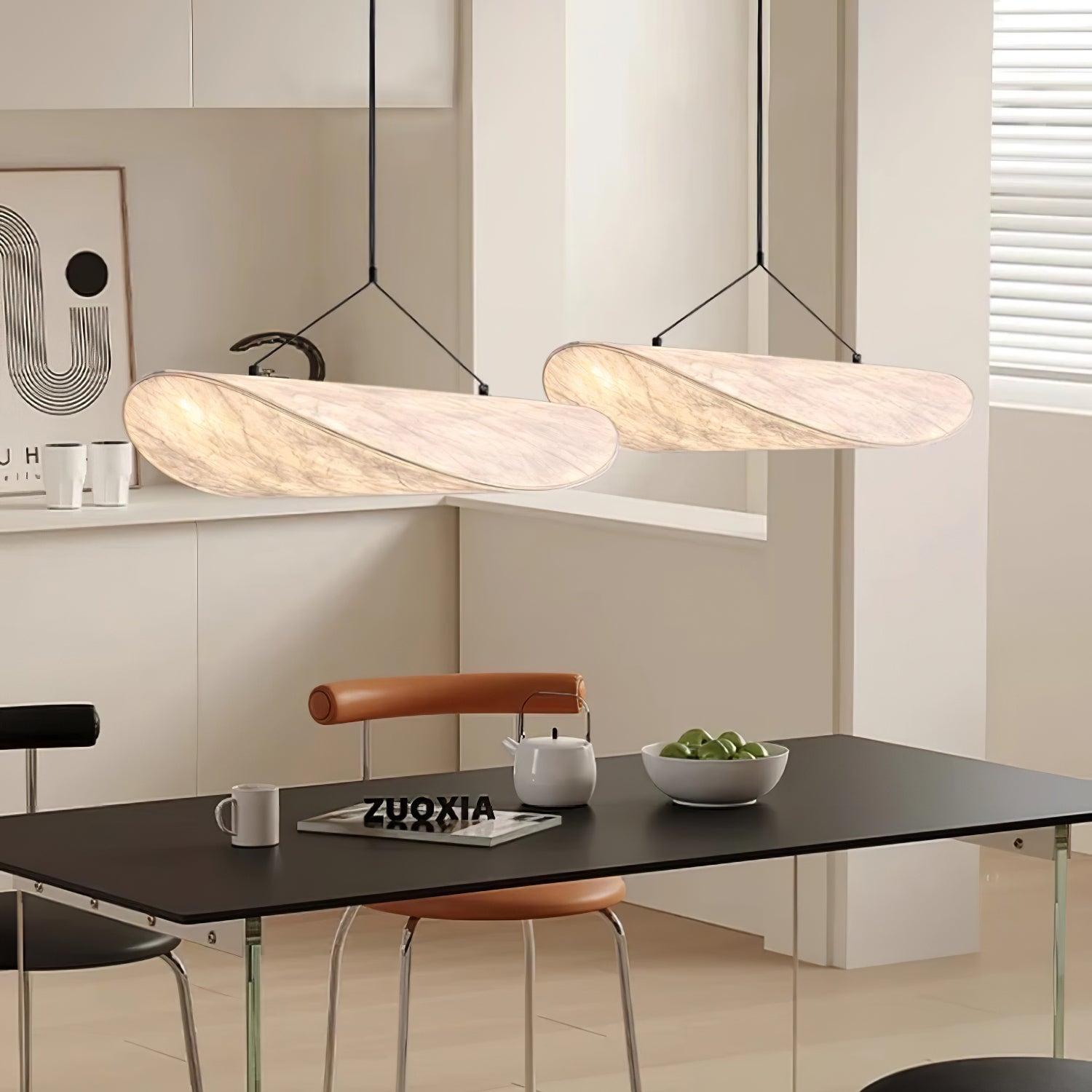 Vela Minimalistisch Seide Pendelleuchte Leuchte-Letslighting