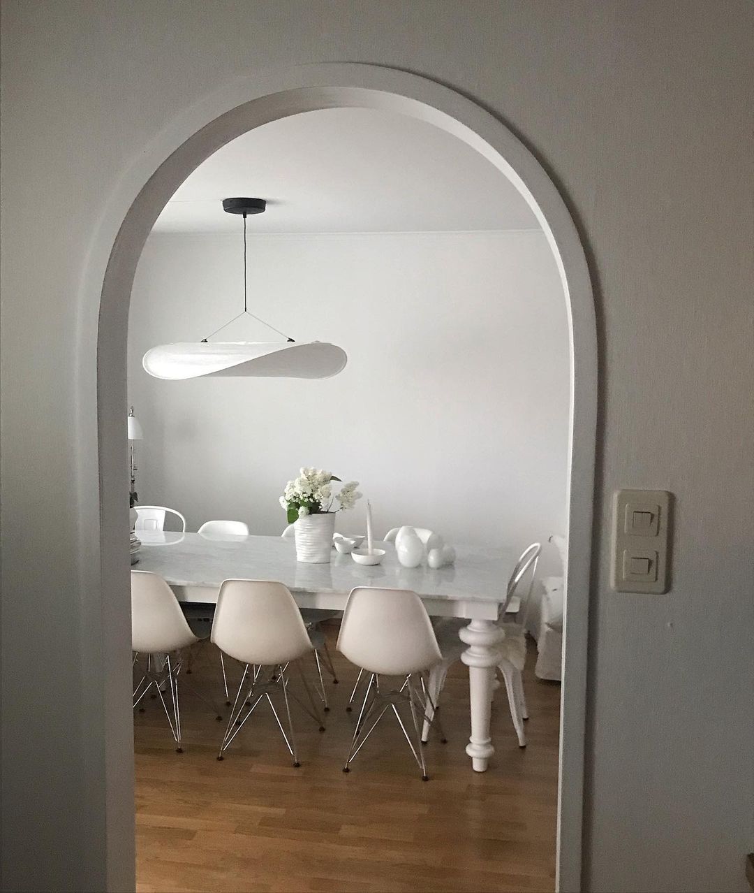 Elsolir Modern Minimalist Paper Pendant Lamp - Letslighting