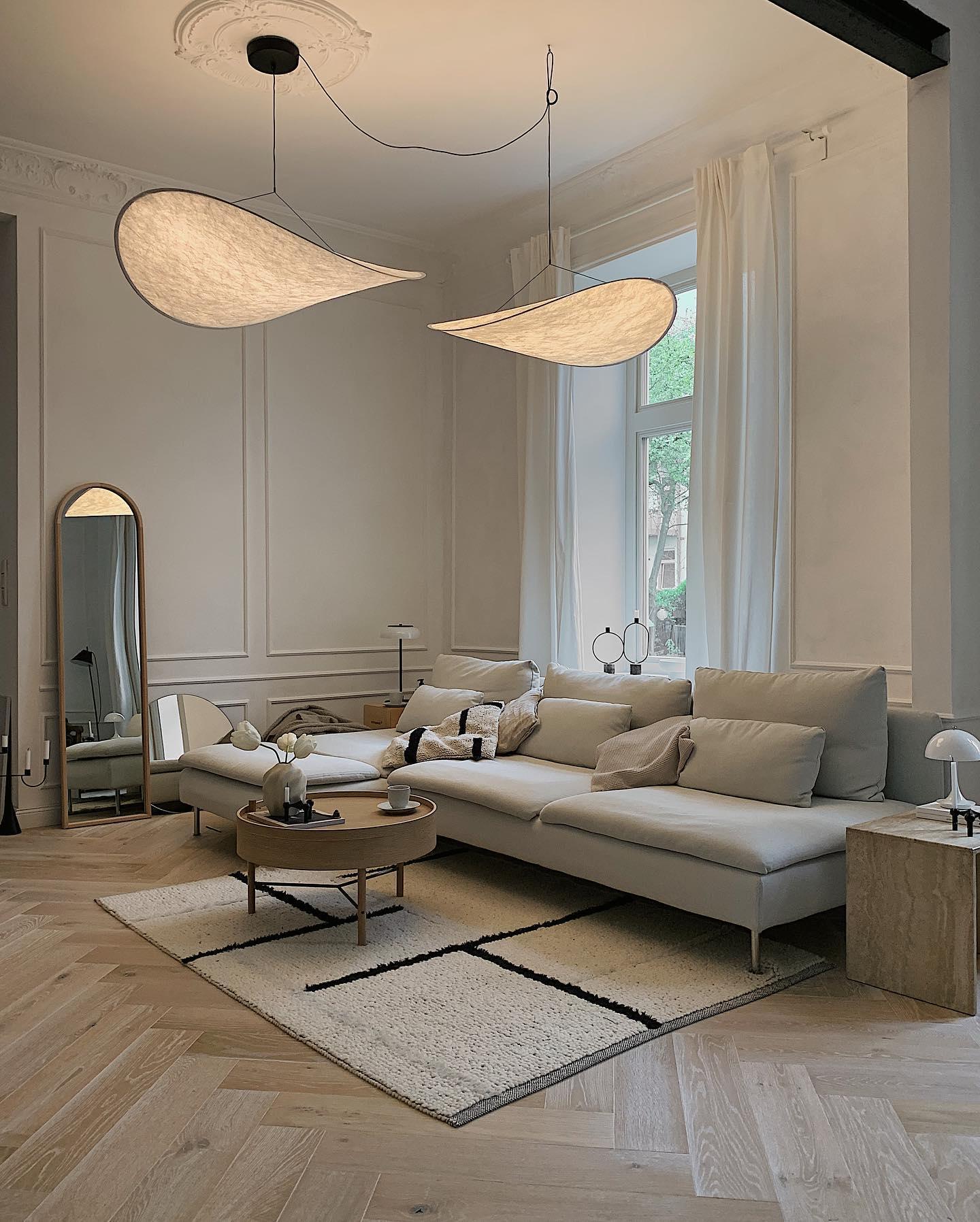 Vela Minimalistisch Seide Pendelleuchte Leuchte-Letslighting